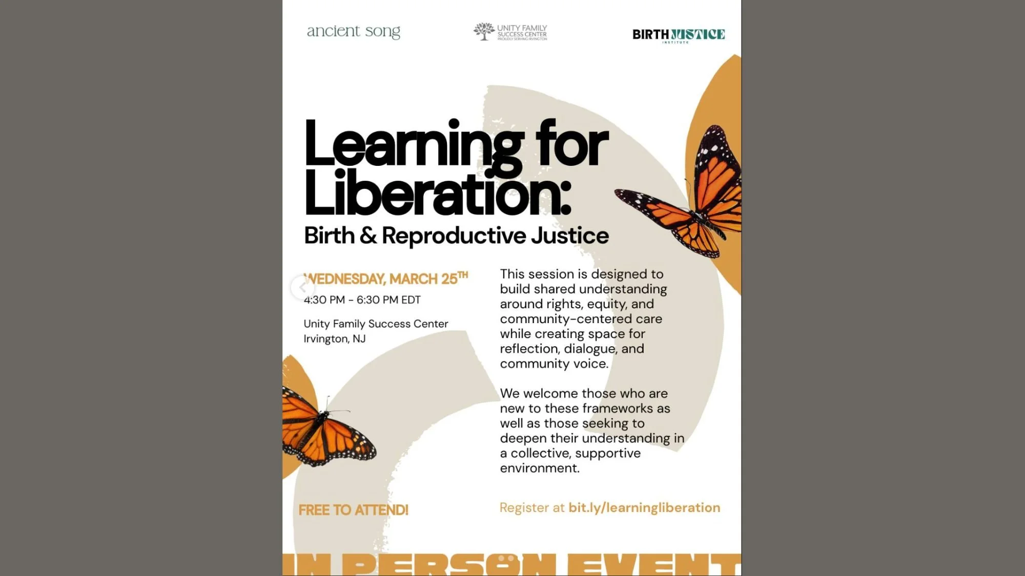 Learning for Liberation: Birth &amp; Reproductive Justice