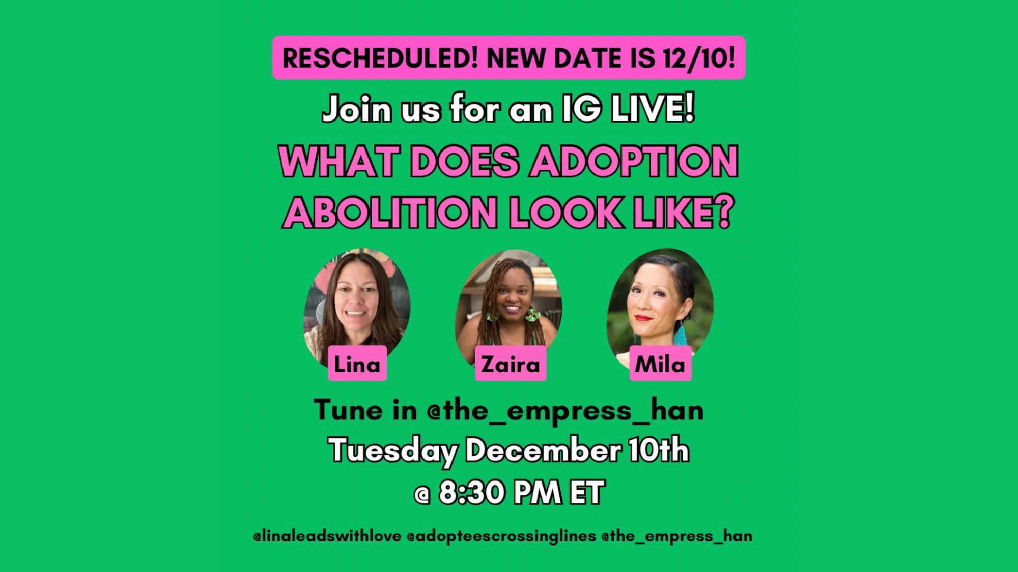 Adoptees Crossing Lines & partners: What does adoption abolition look ...