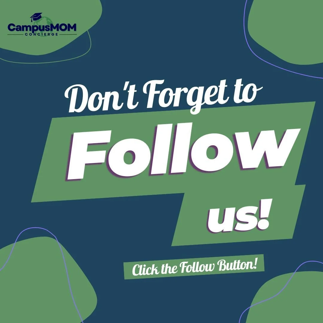 Stay connected. Stay organized. Stay sane.
👉 Tap Follow for all things CampusMOM!