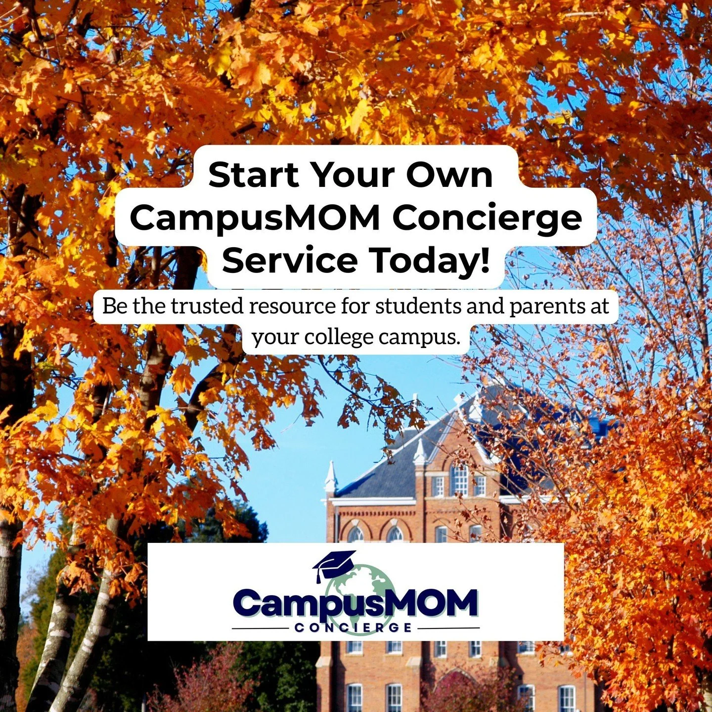 CampusMOM Concierge is expanding nationwide! Do you live near a college or university ? If you&rsquo;re organized, friendly, and love helping families and students, we&rsquo;d love to have you on our team. 

Apply today to open your own local CampusM