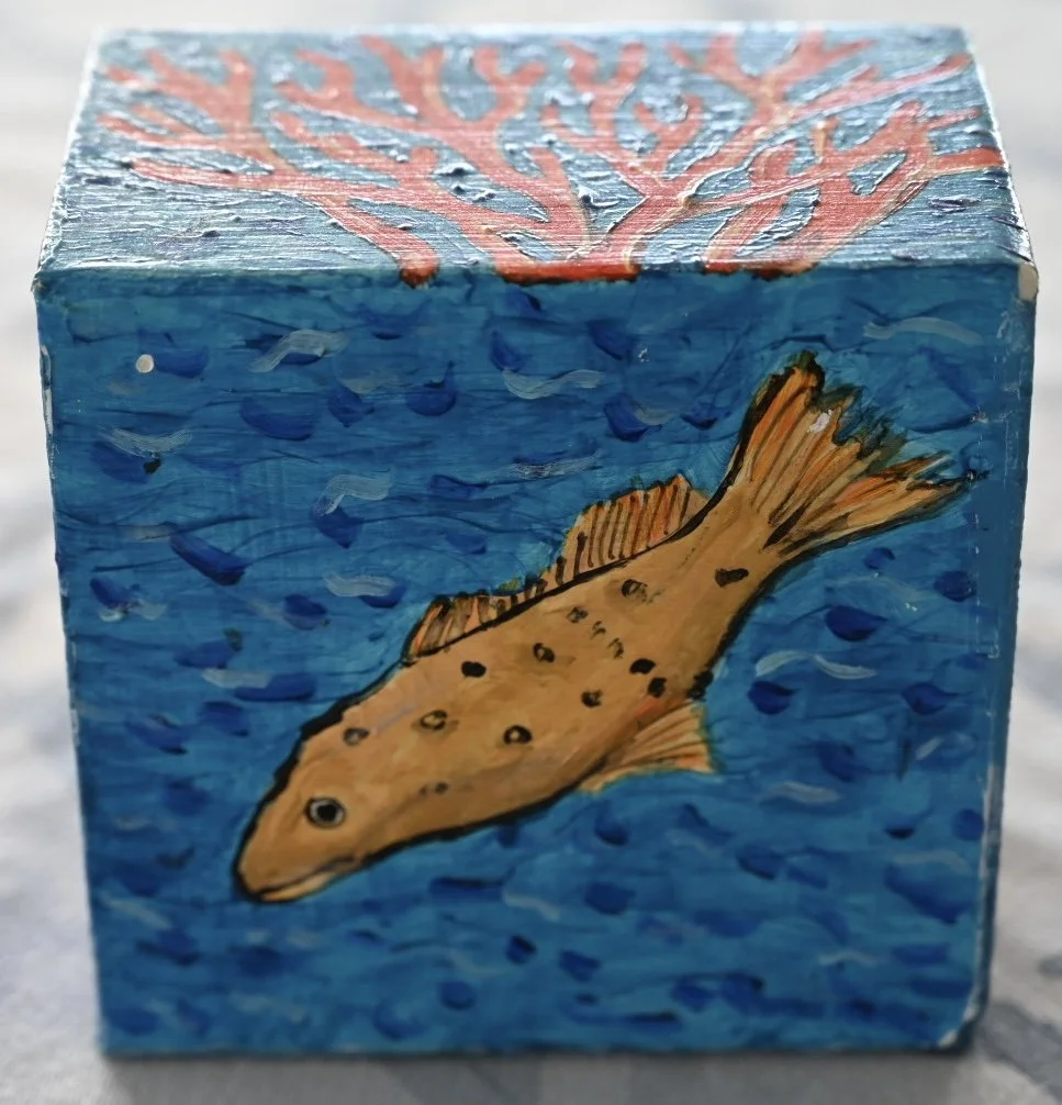 Sea Cube #5 -spotted fish