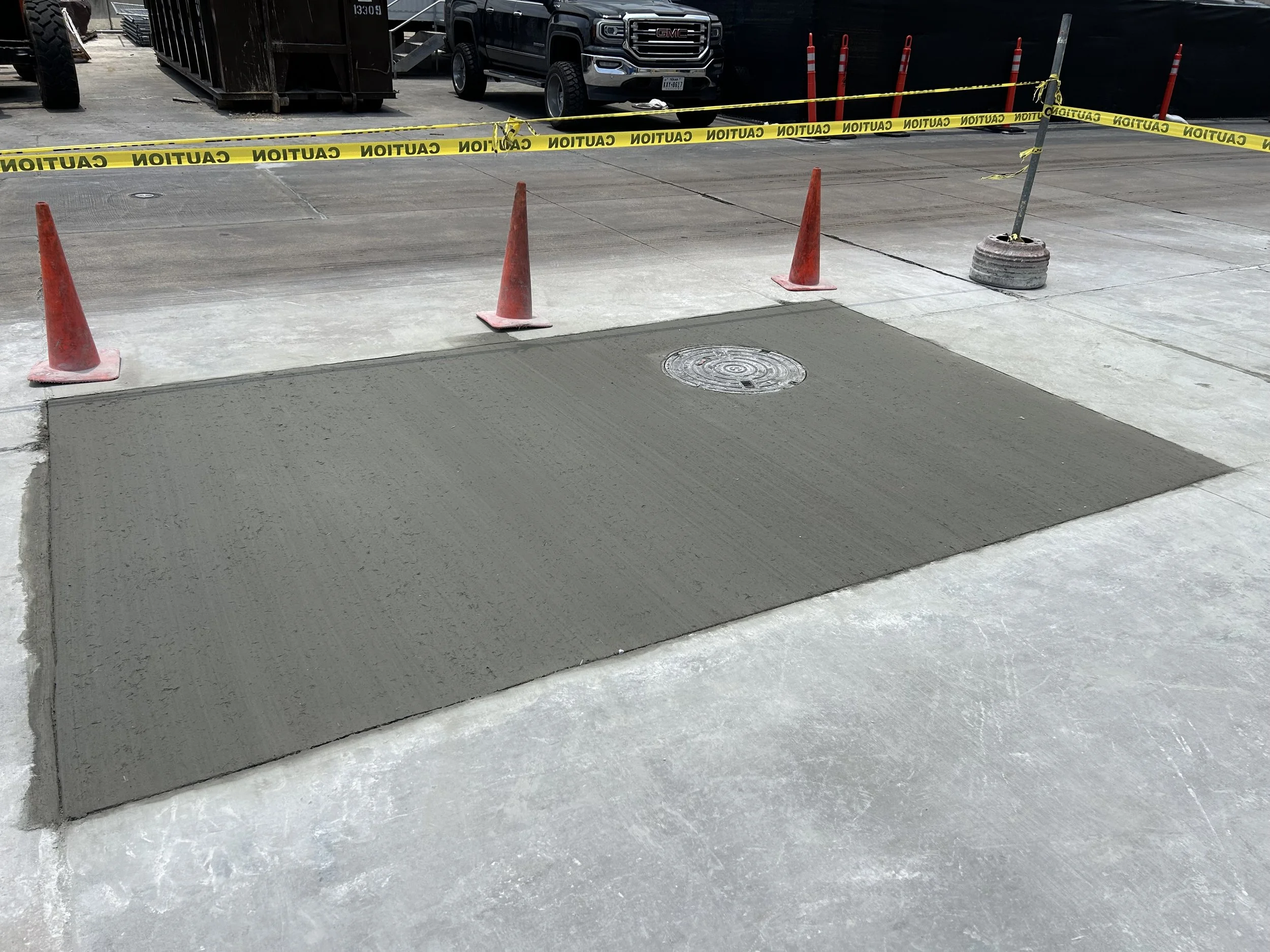 Finished Concrete Pad