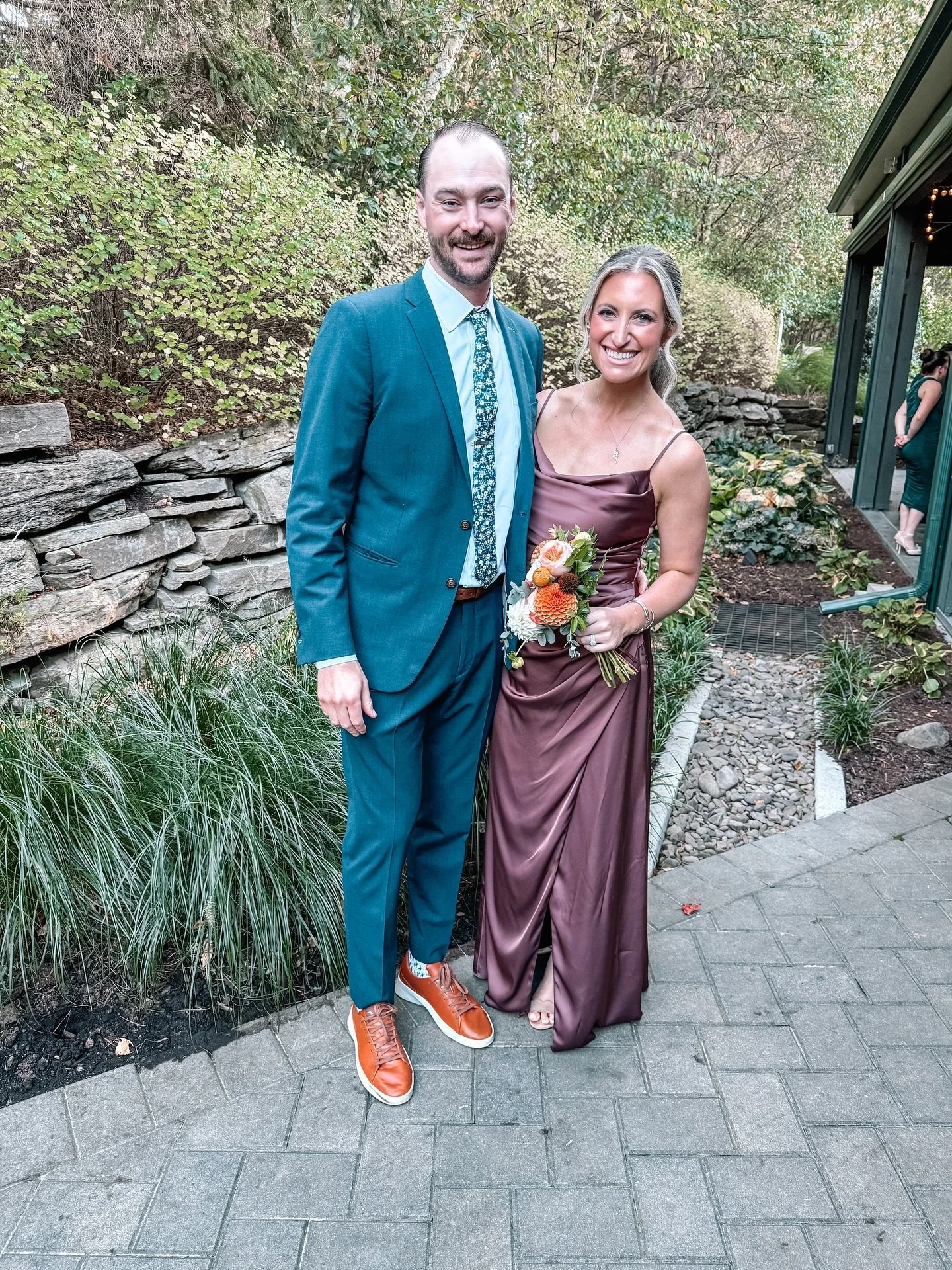 If only our high school selves&mdash;crying over boys&mdash;could see us now 🥹 

Watching my best friend, @linds_kelly1, marry the most amazing guy,@grogru_, was everything. You two are perfect together. 🤍

Can&rsquo;t wait to start planning our ne
