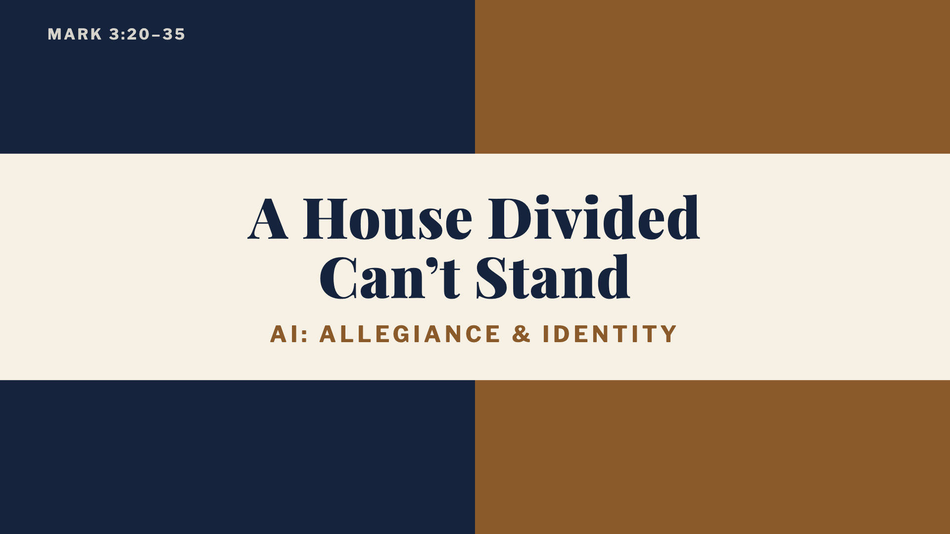 AI: Allegiance and Identity