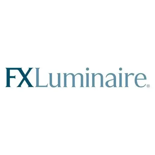 FX Luminaire logo with the text 'FX Luminaire' in blue across a white background.