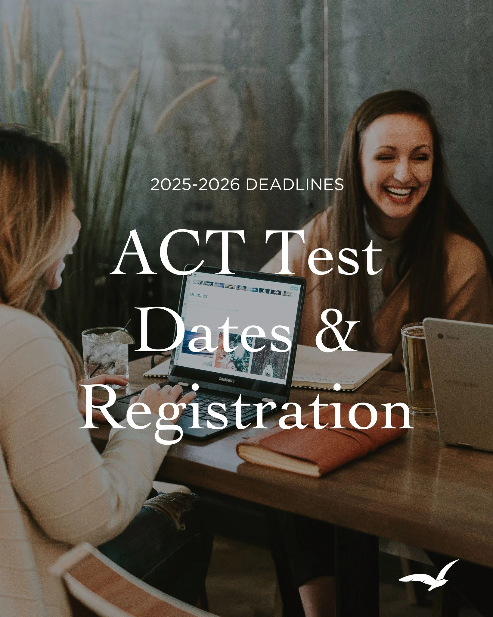 Let's Get Students Ready! ✨

2025-2026 ACT Test Dates &amp; Registration Deadlines

📚 December 13, 2025 &ndash; Register by November 7
⭐️ February 14, 2026 &ndash; Register by January 9
📗 April 11, 2026 &ndash; Register by March 6
📘 June 13, 2026 