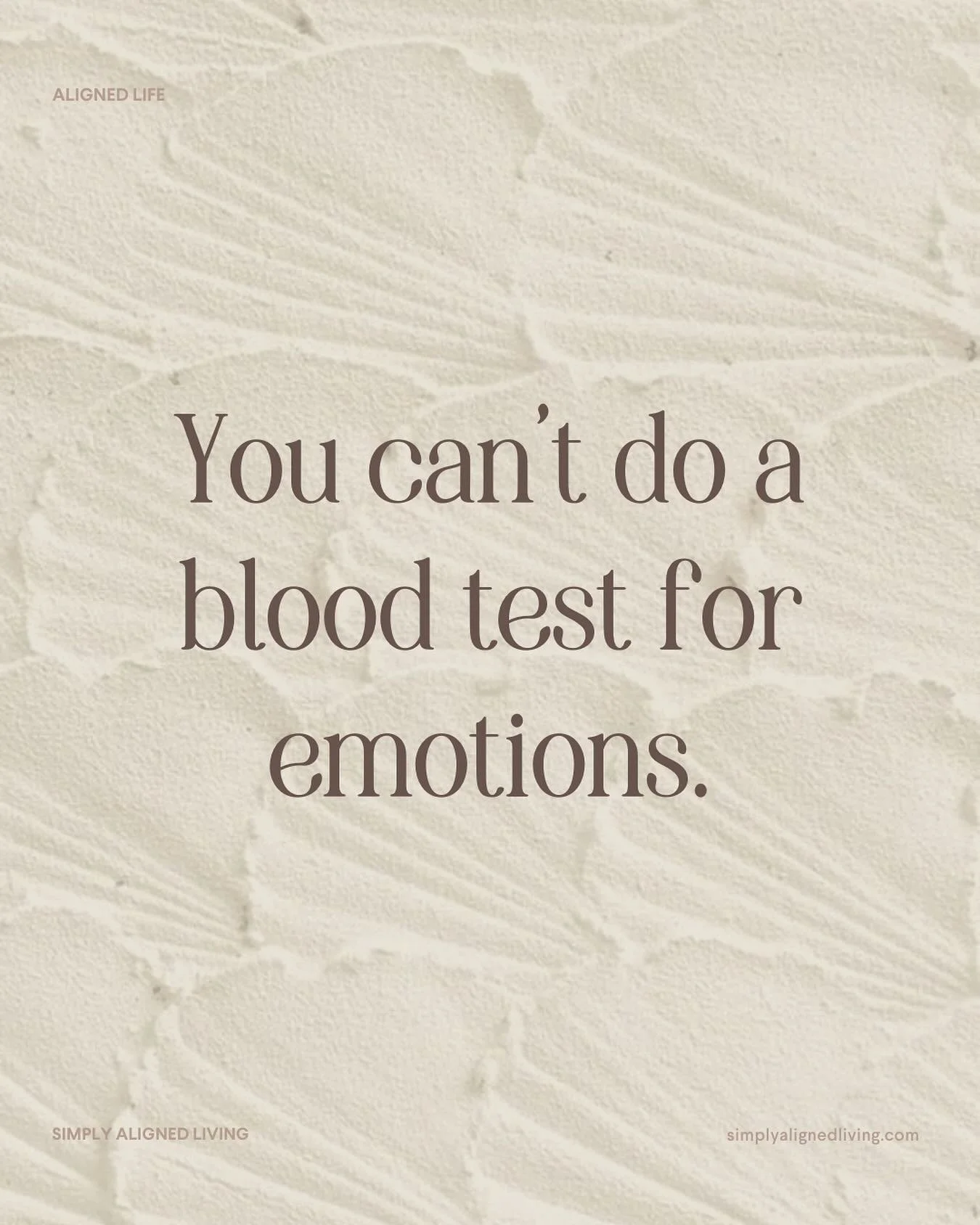 You can&rsquo;t do a blood test for emotions.
 Yet unresolved emotions can weigh on the body just as heavily as anything you can measure. They influence stress, hormones, sleep, digestion, even how the immune system responds.

🩸 Lab work is powerful