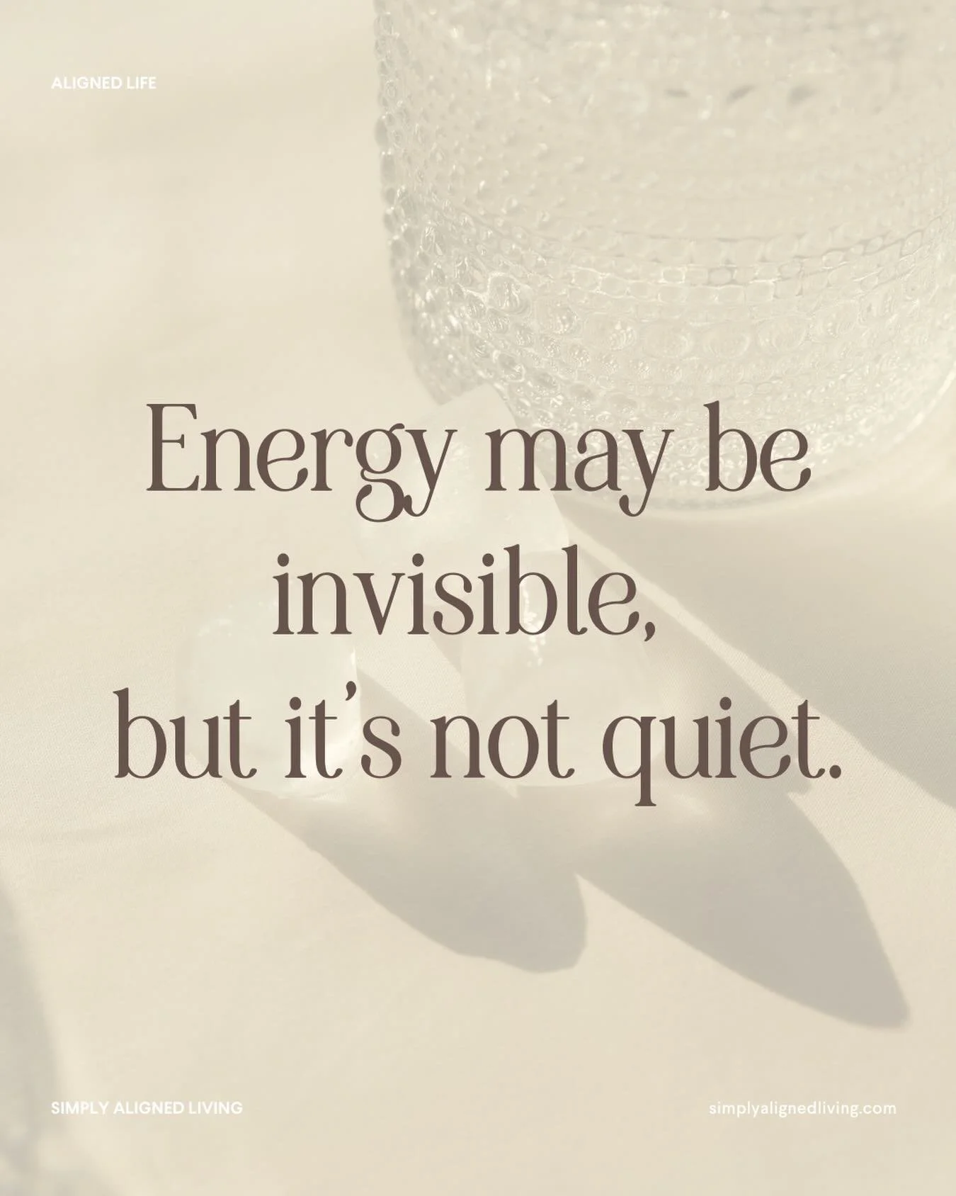 Energy may be invisible, but it&rsquo;s not quiet.

It speaks through your mood, your thoughts, your body, and the spaces around you.
 You can feel it in a room before anyone says a word.
 You can sense it when someone&rsquo;s heart is open or closed