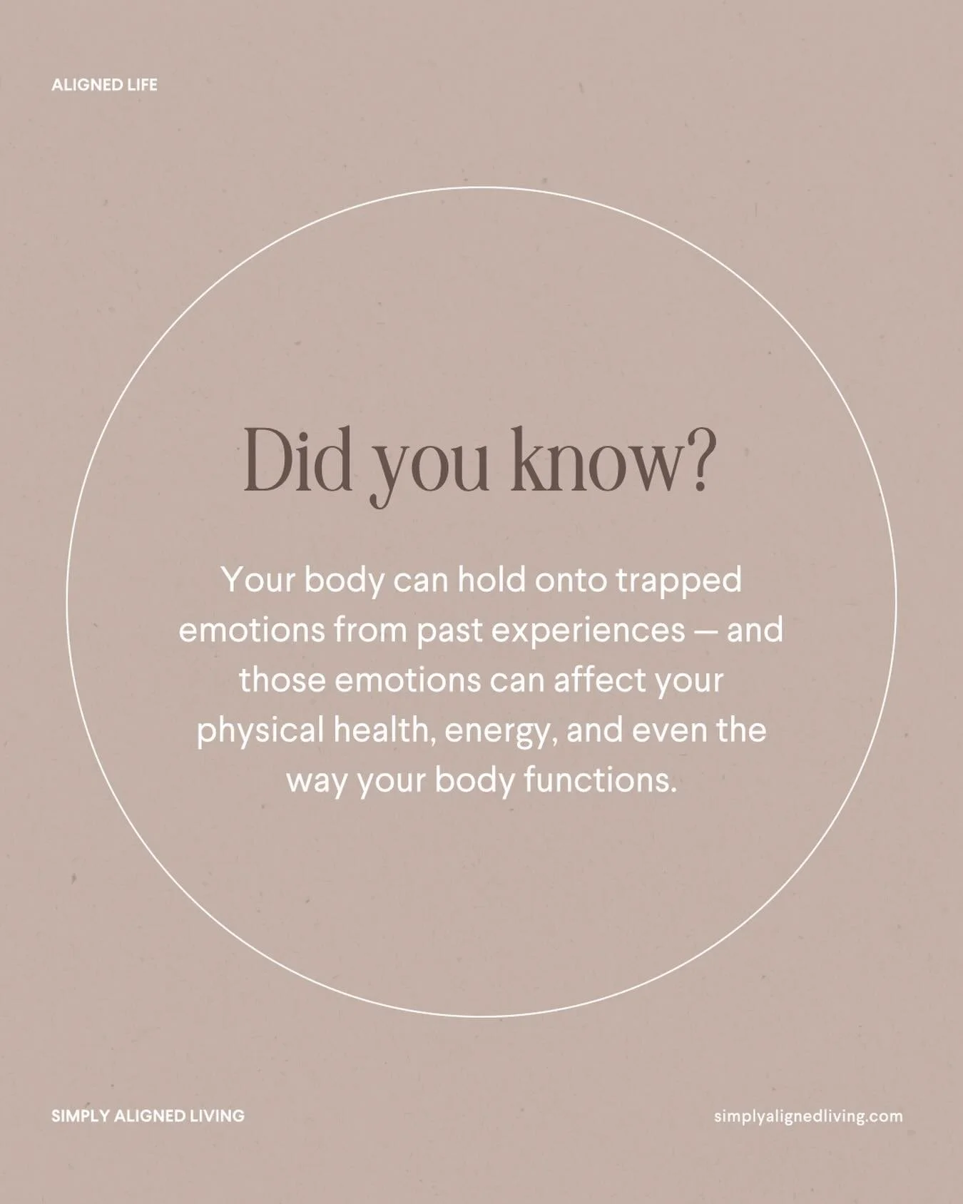💡 Did you know your body can hold onto trapped emotions from past experiences &mdash; and those emotions can affect your health, energy, and even the way your body functions?

Dr. Bradley Nelson&rsquo;s The Body Code shows that imbalances like trapp