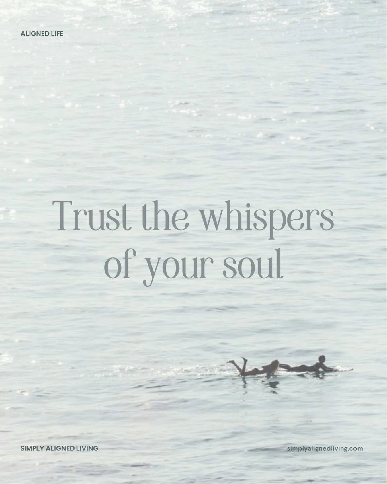 If something has been tugging at your heart&hellip;

If a longing has been seeded in your mind&hellip;

If your soul has been whispering to you&hellip;

&hellip;now is the time to listen. 

Sending you the bravery to slow down and listen deeply inwar