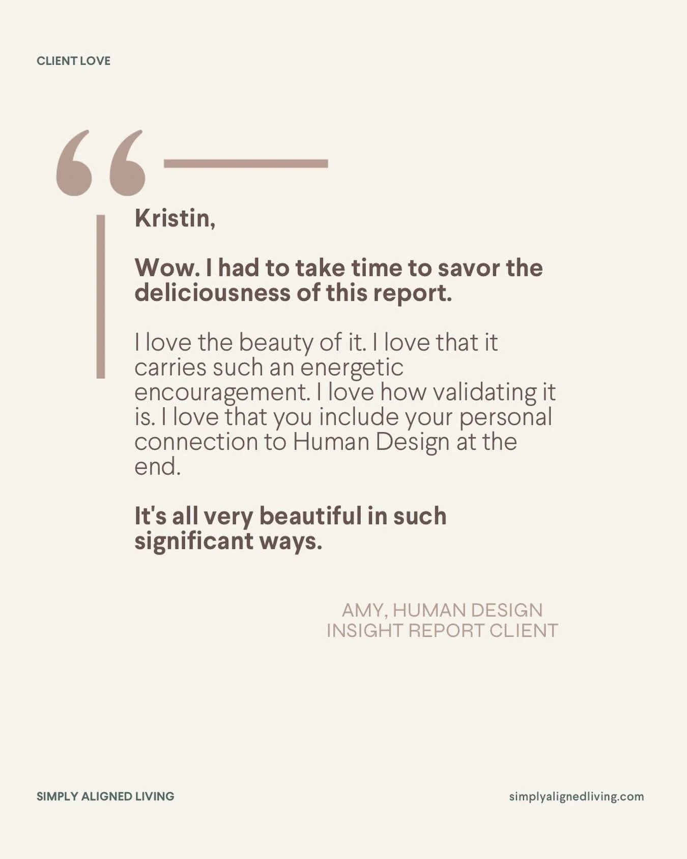 A bit of client love for the Human Design Insight report. 

Insightful information in a beautiful package is my passion 🪩🙌🏻🌷

Human Design is a framework for understanding your unique energetic blueprint, including how you naturally work, make de