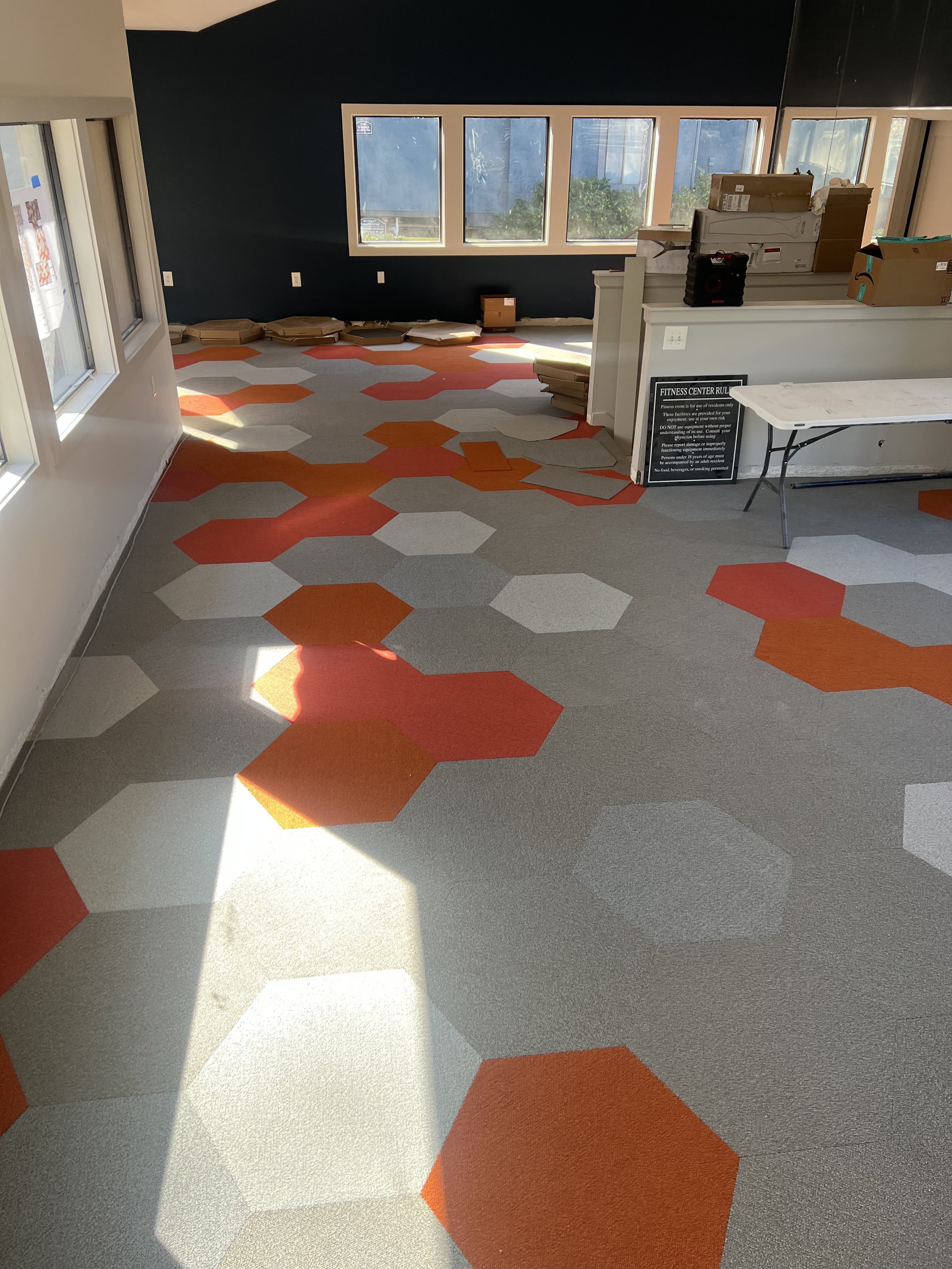 LVT tile installed by DMI experts.