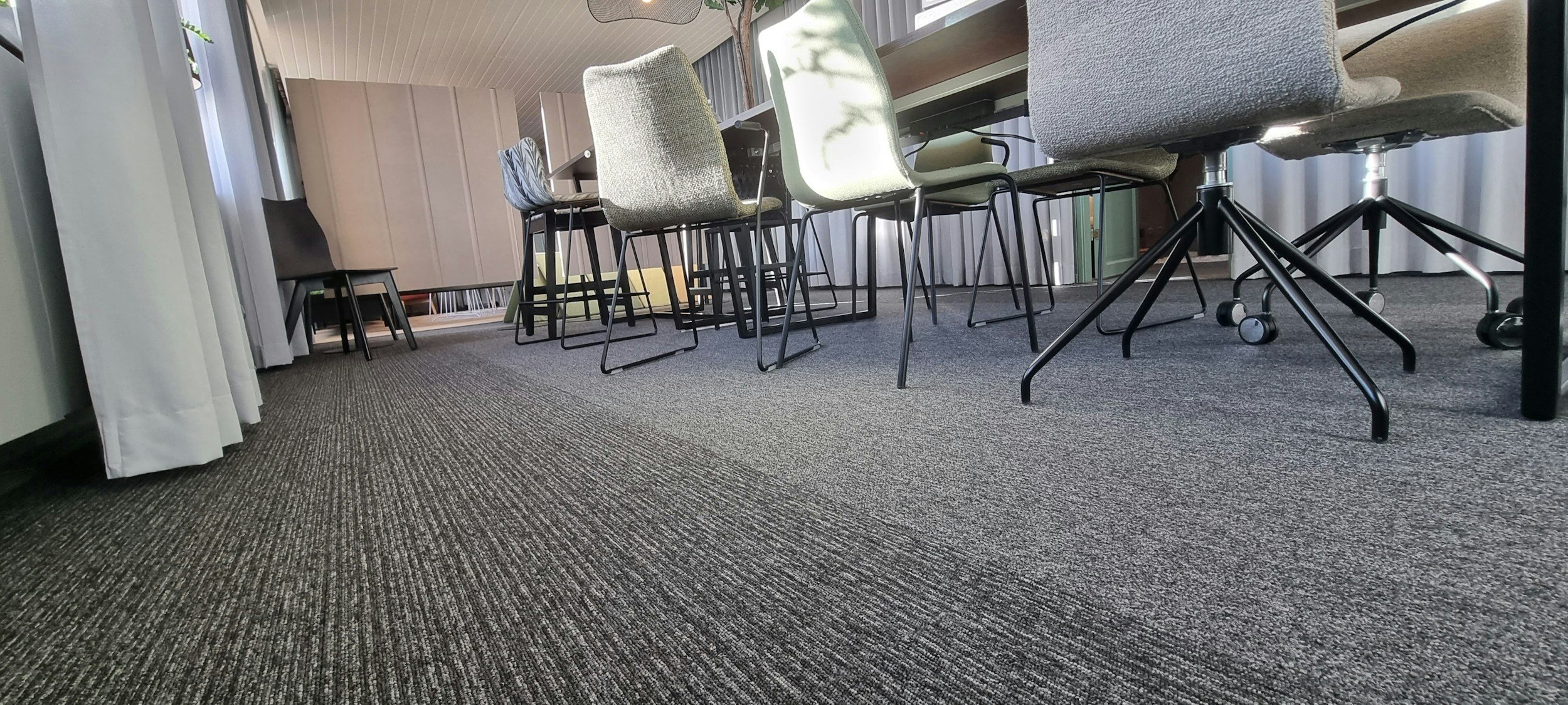Carpet tile installed in a local office building by DMI