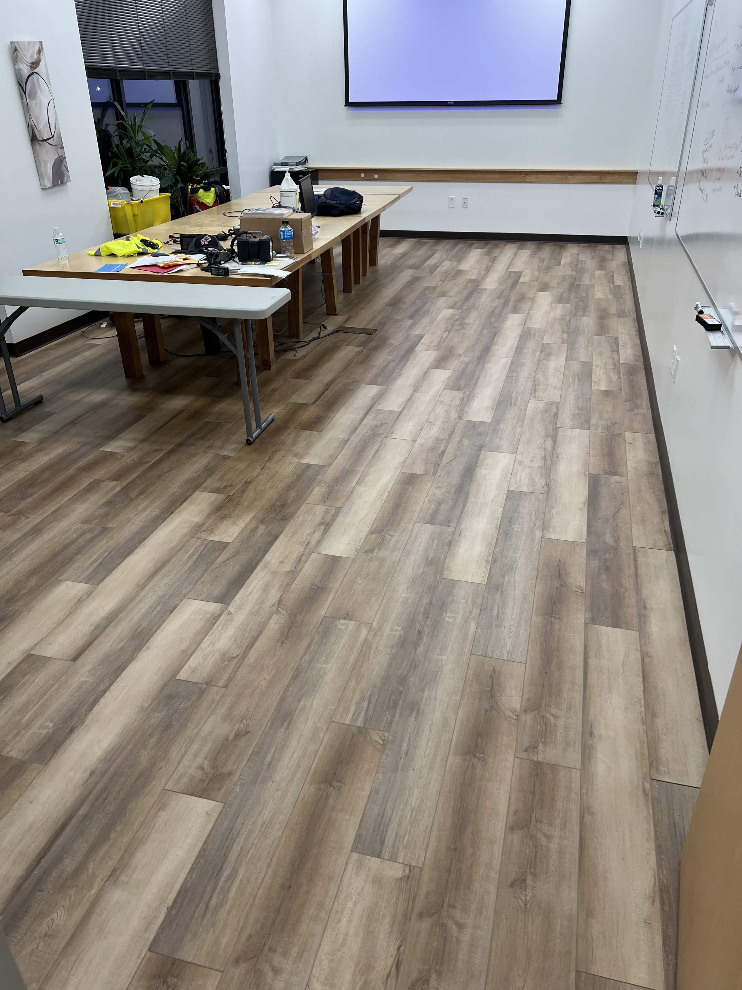 LVT tile installed by DMI experts.