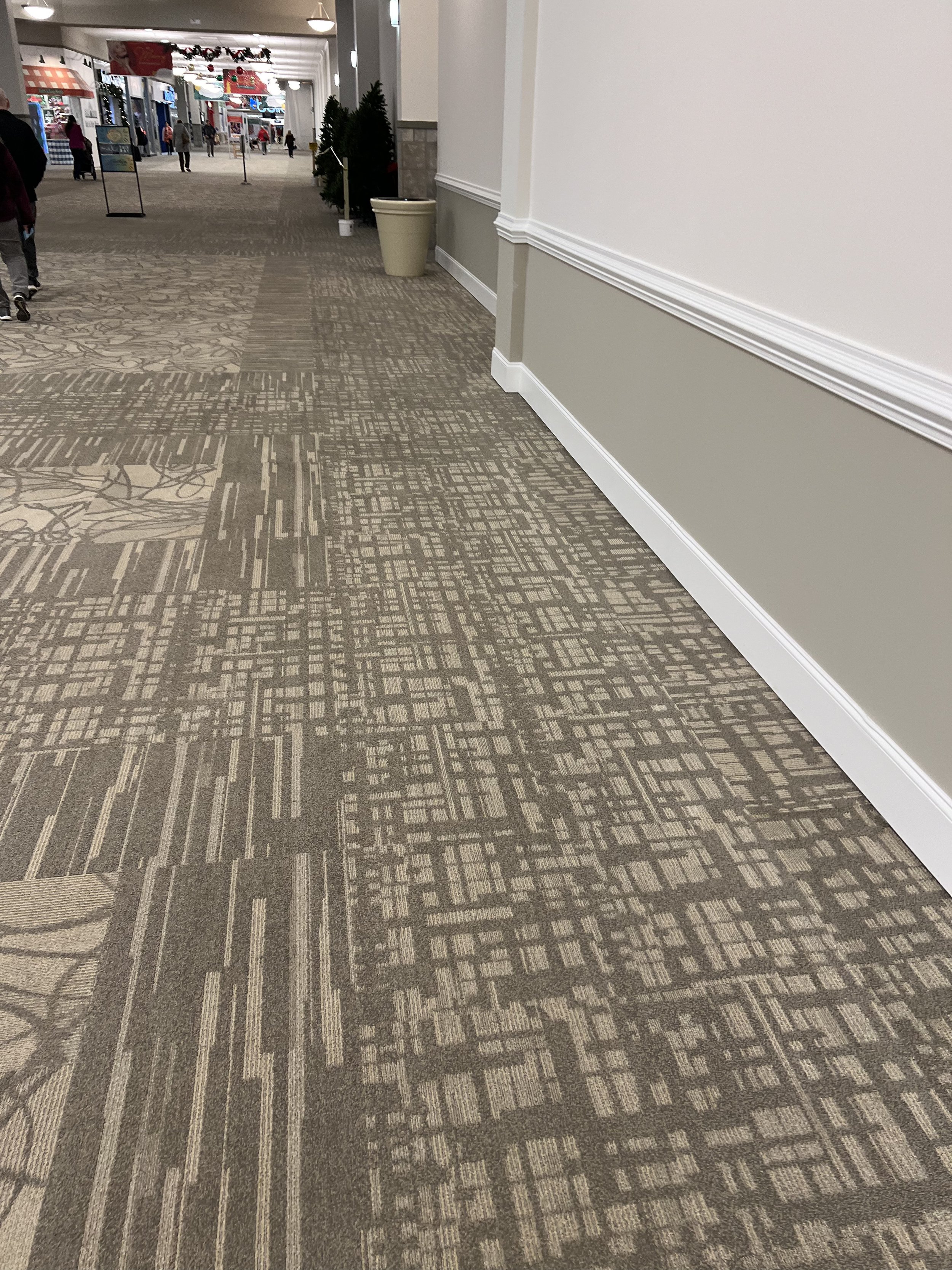 Carpet tile installed in a local office building by DMI