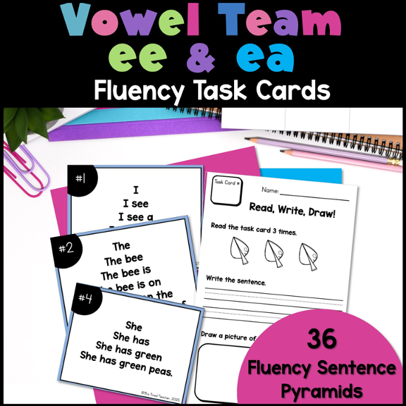 Vowel Team ee ea fluency cover.png