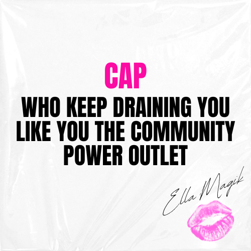 DEAR CAPRICORN ♑️ 👋🏽 WHO KEEP DRAINING YOU LIKE YOU THE COMMUNITY POWER OUTLET 😭⚡️💅🏽