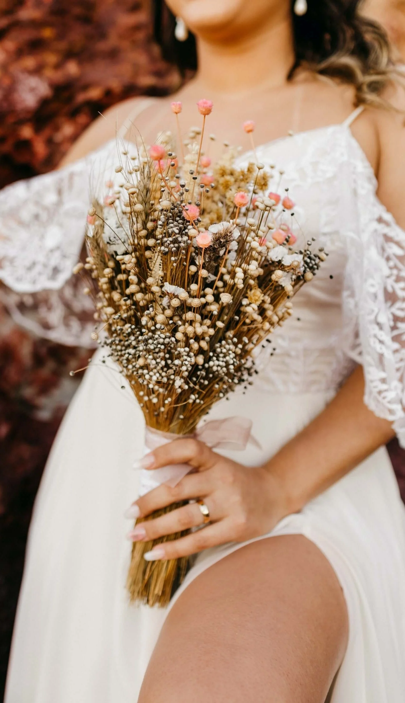 Bridal bouquet photography