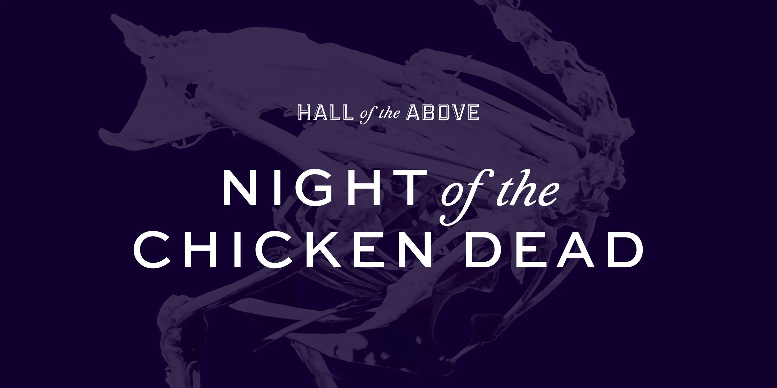 night of the chicken dead halloween party