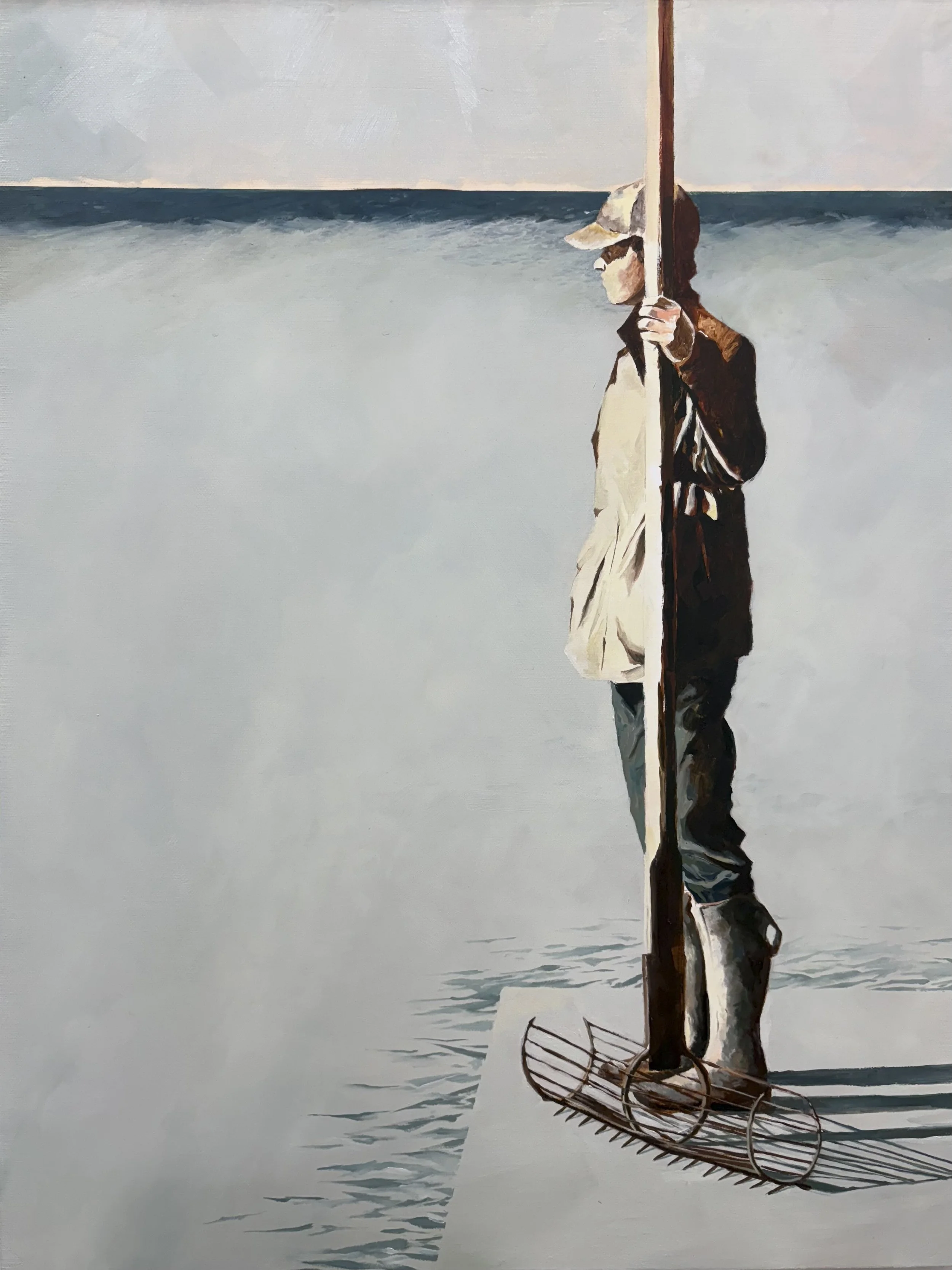 "Oyster Tongs" 18" x 24" poster print