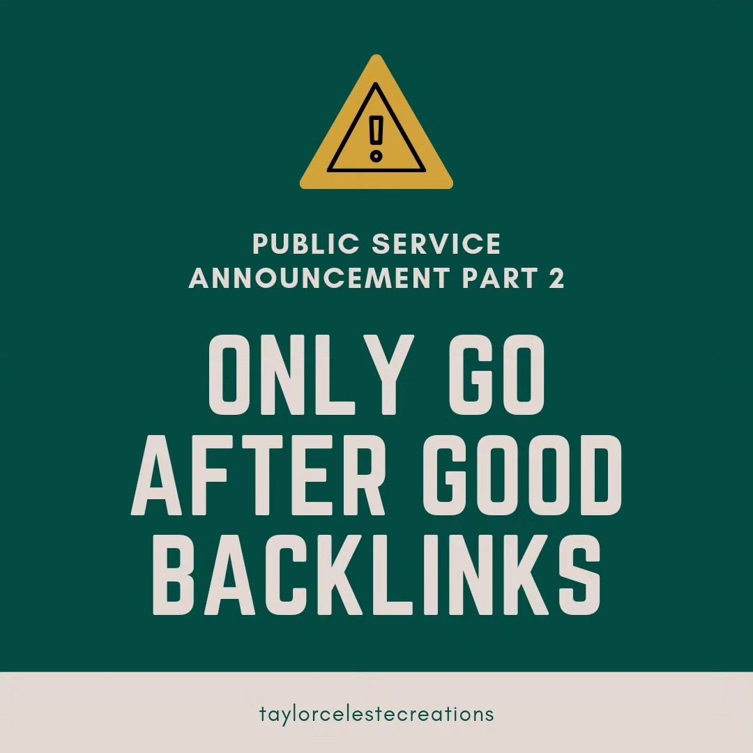📢The quality of your backlinks matter📢

Obtaining backlinks is part of a comprehensive SEO strategy and not all backlinks are created equal. 

Last week we covered what backlinks are and why it's crucial to avoid bad ones. So, let's look at 5 ways 
