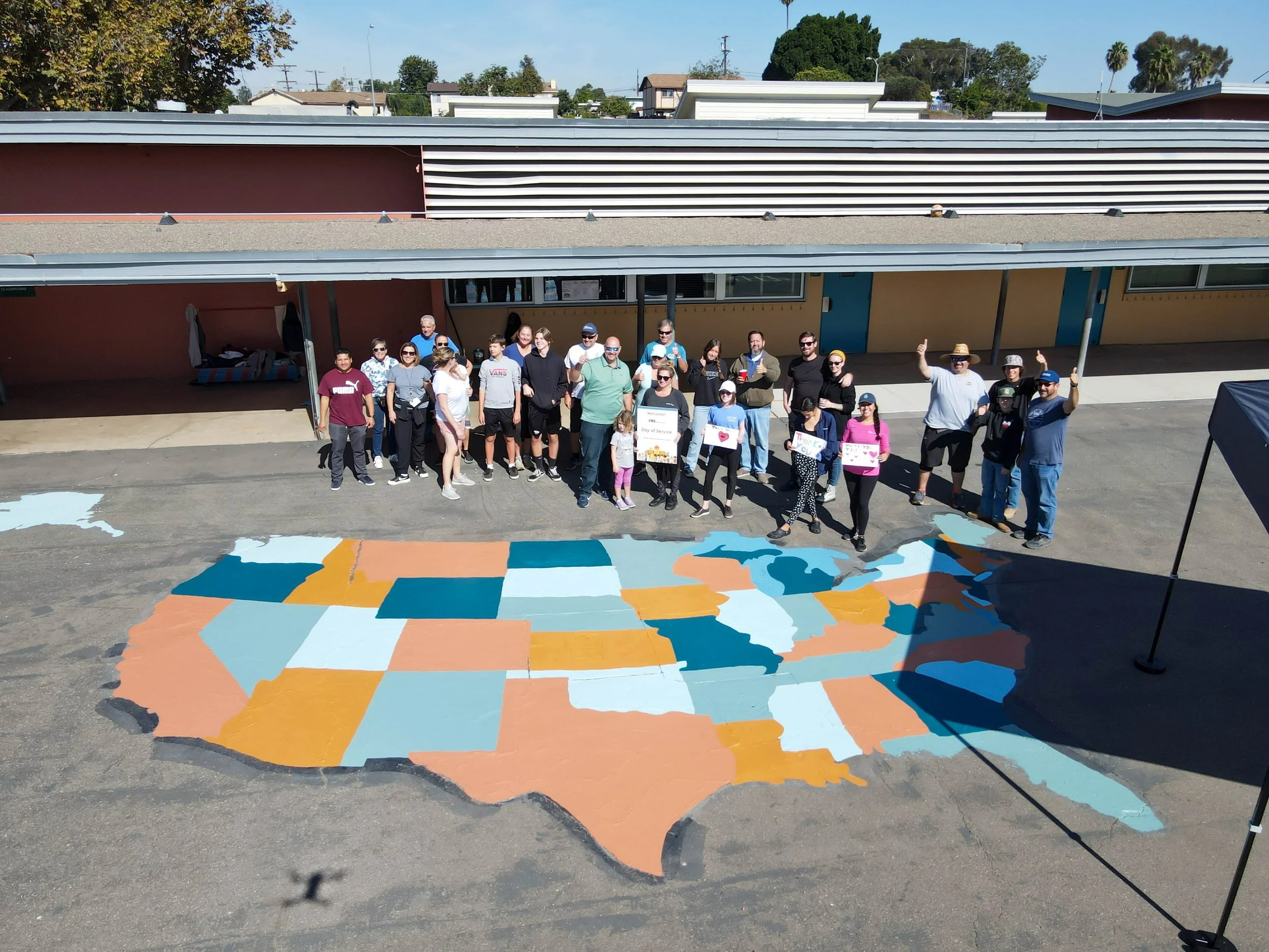 TRL Gives Back: Creating Beautiful Spaces for San Diego Students