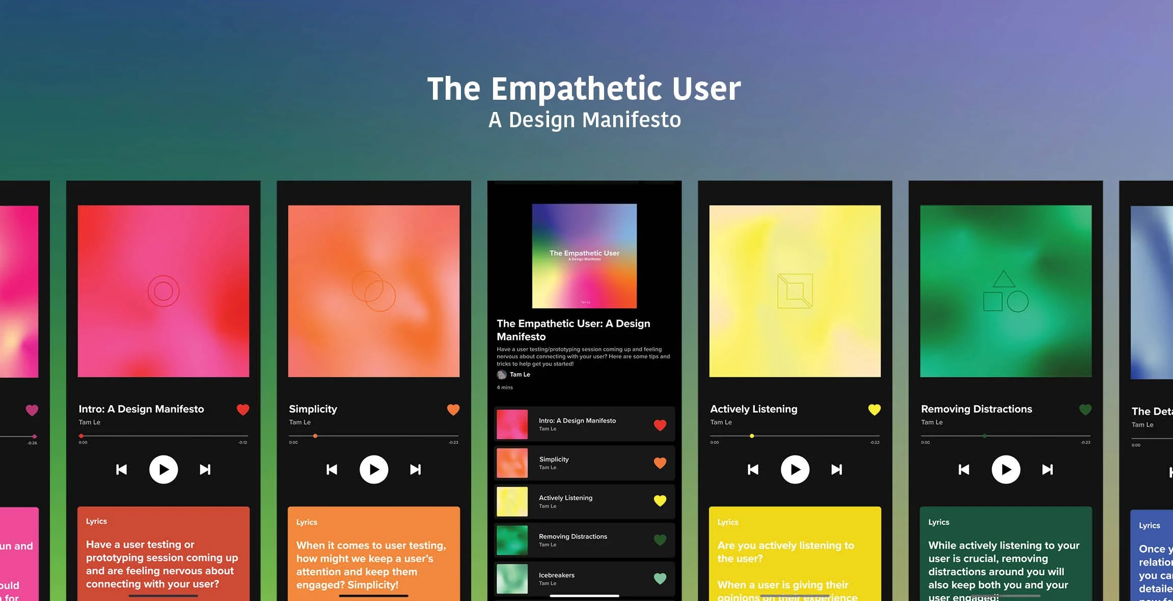 The Empathetic User: A Design Manifesto