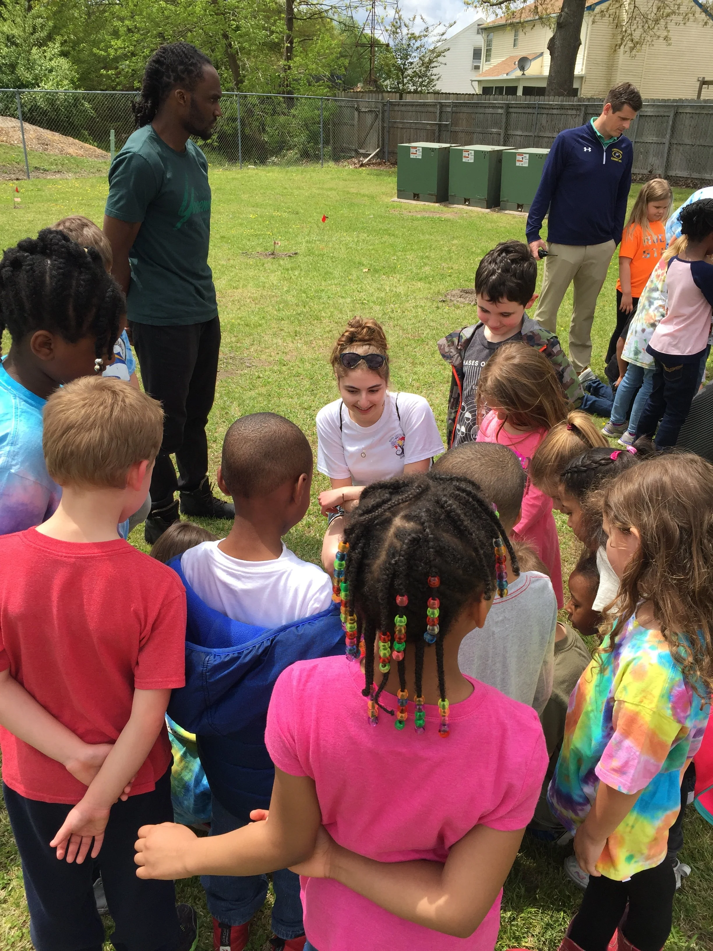 Landstown Elementary school tree planting