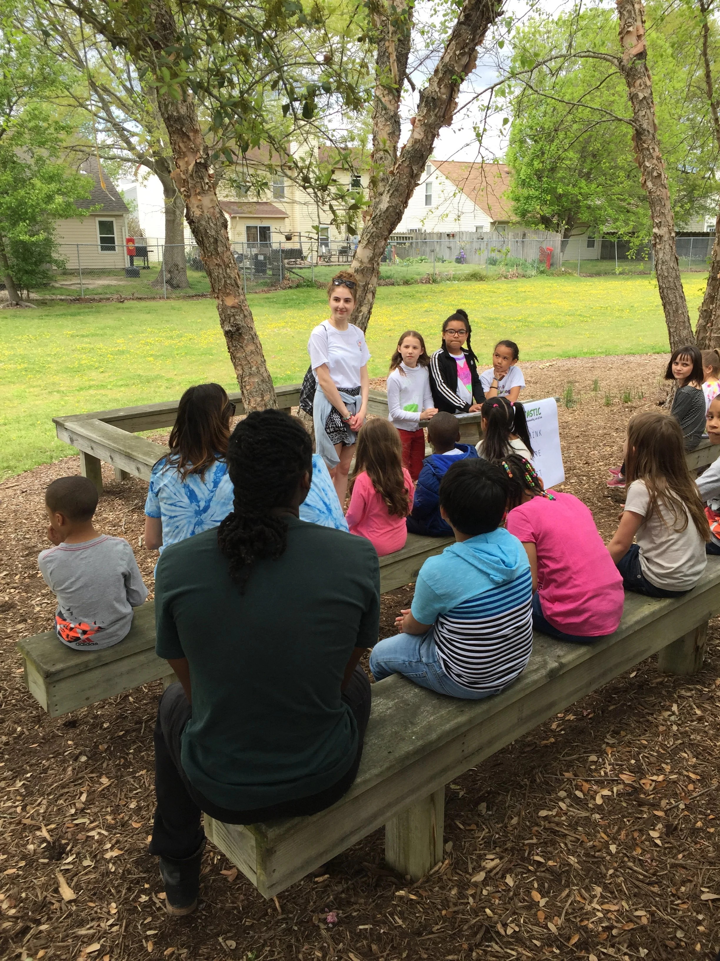 Landstown Elementary school tree planting