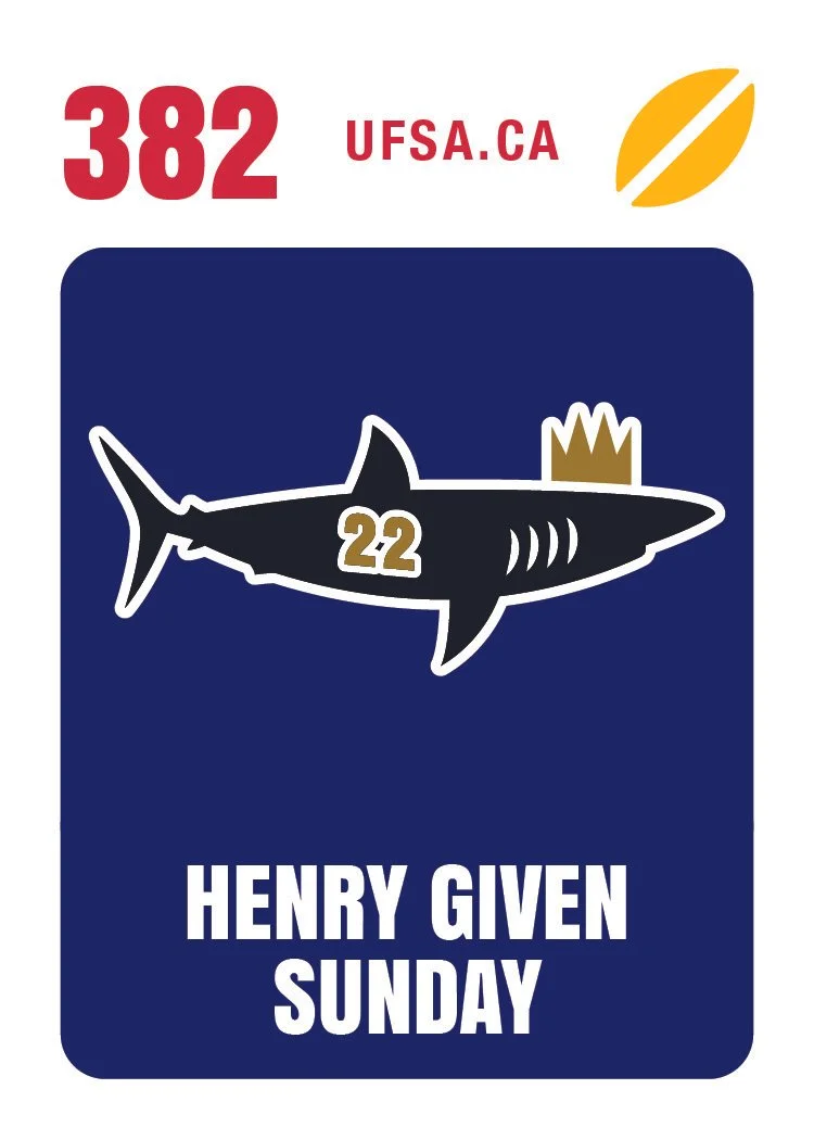 HENRY GIVEN SUNDAY (#382)
