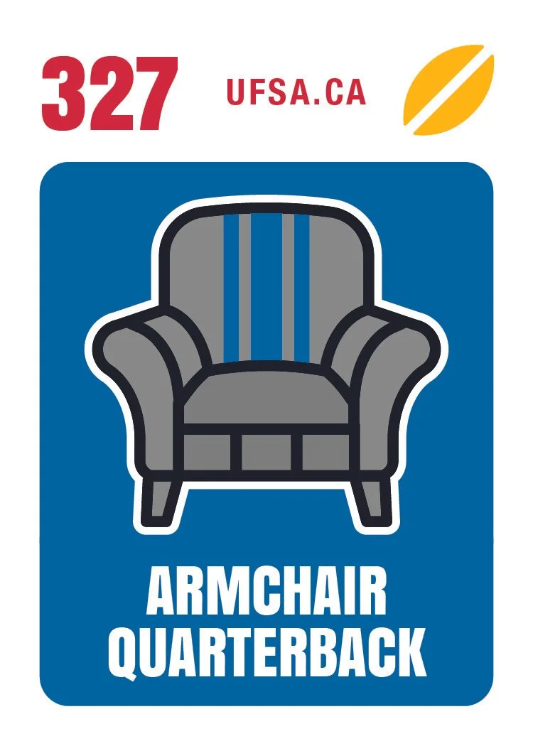 ARMCHAIR QUARTERBACK (#327)
