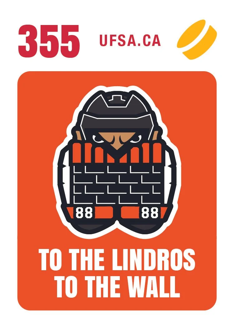 TO THE LINDROS TO THE WALL (#355)