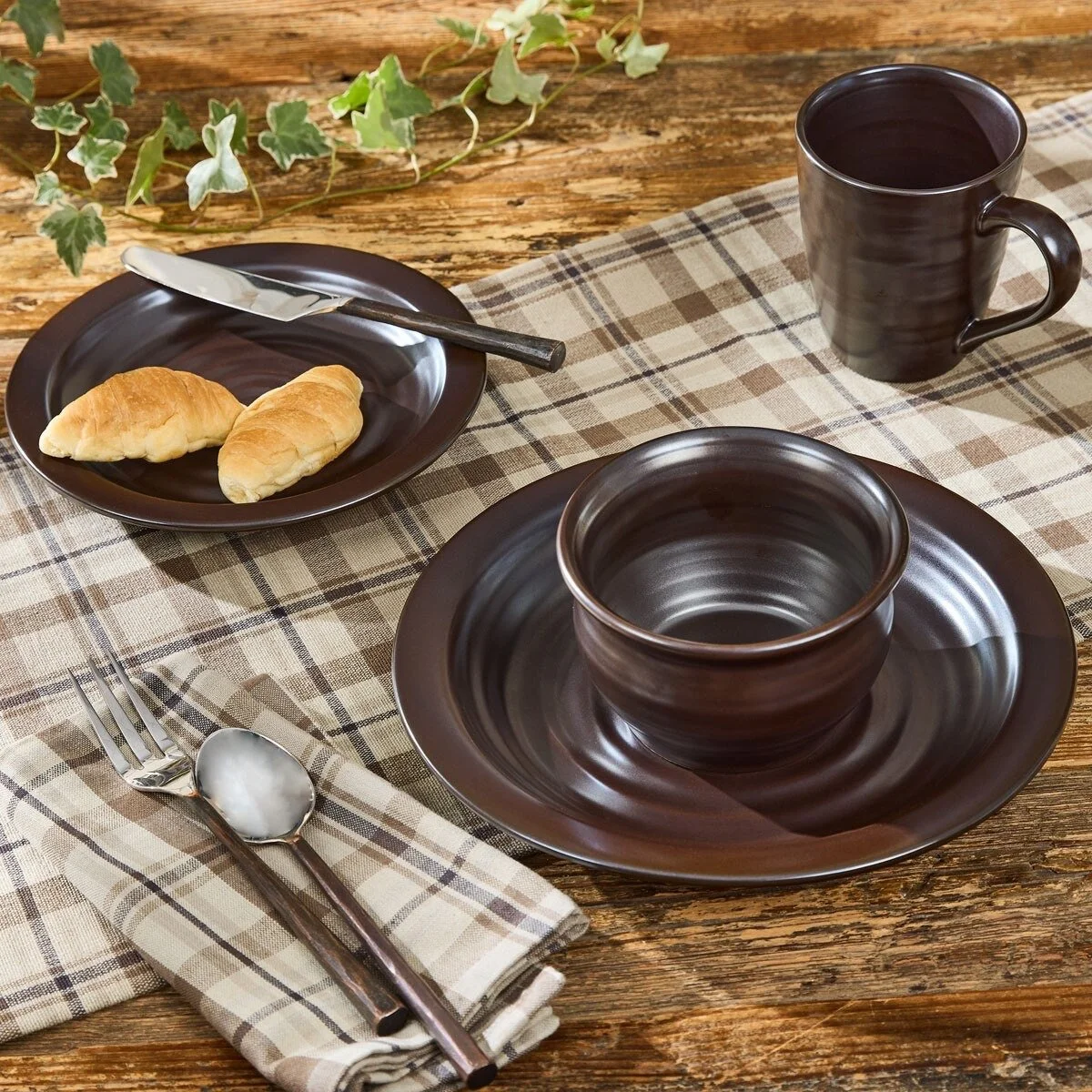 Sinclair Peppercorn Dinner Plate - Set of 4