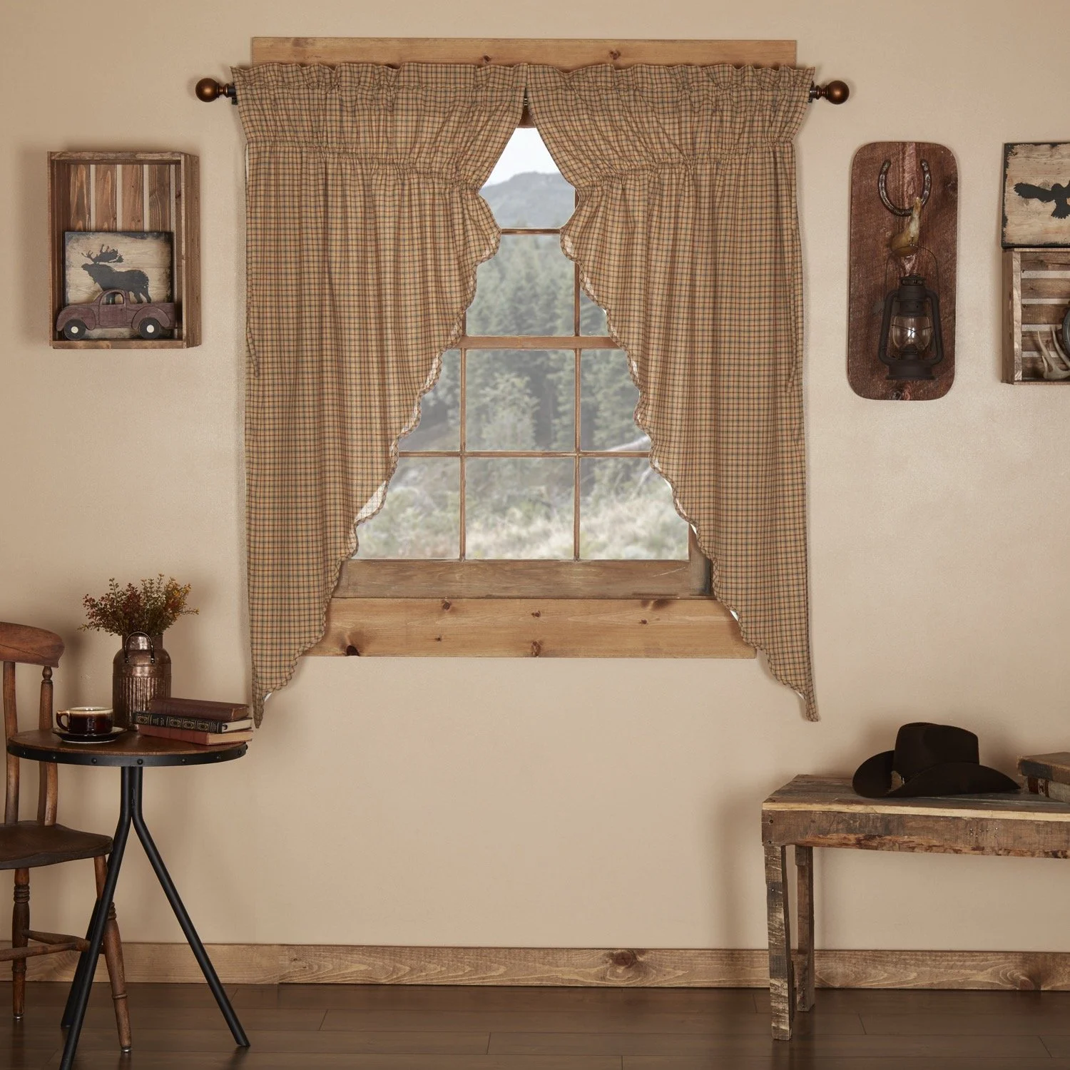 Millsboro Prairie Short Panel Scalloped - Set of 2