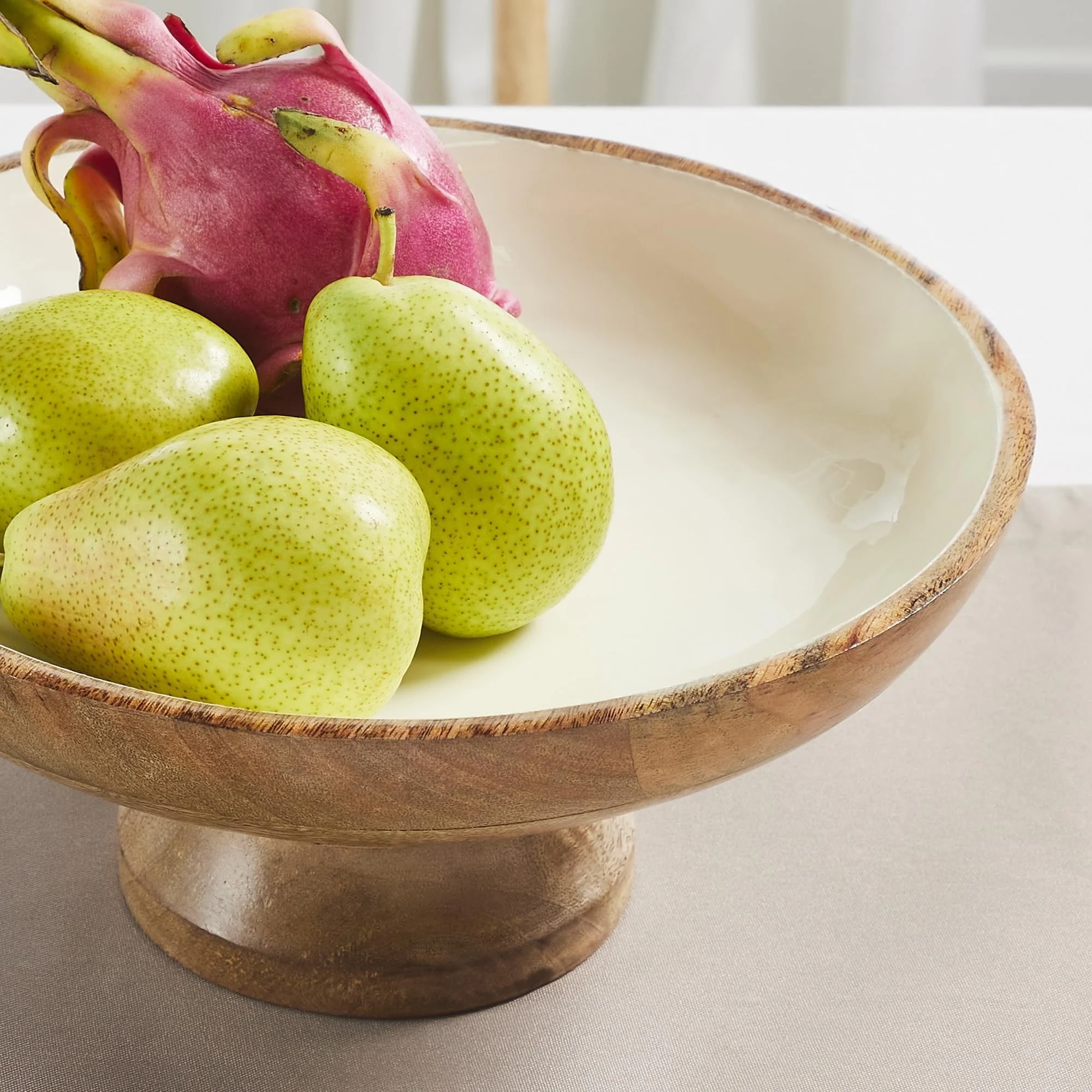 Natural Wood Brown, Soft White