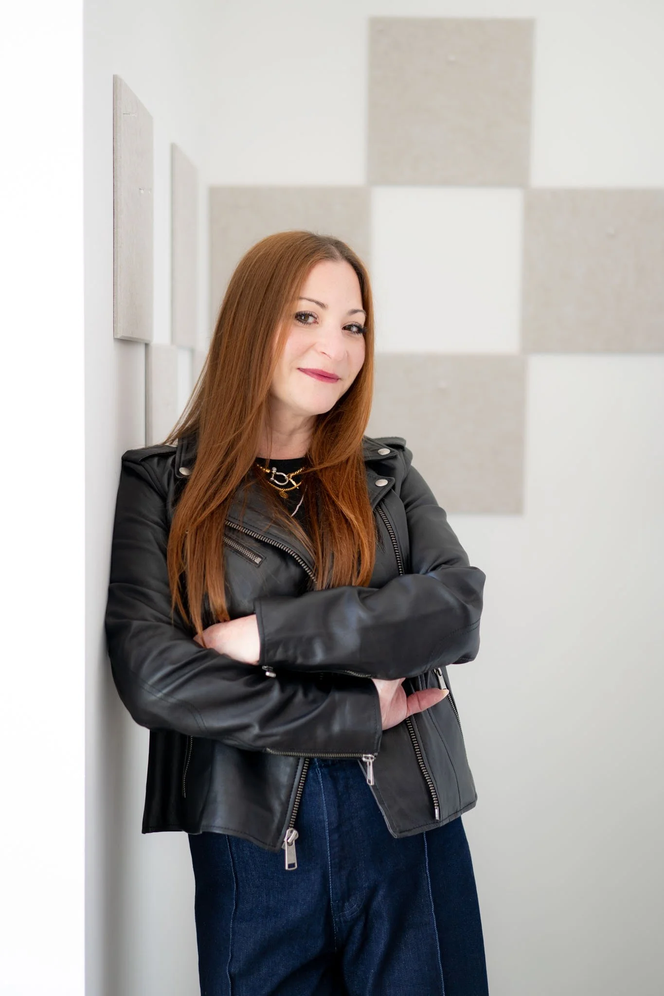 Casual, professional brand image for NYC tutor – full-body portrait with personality