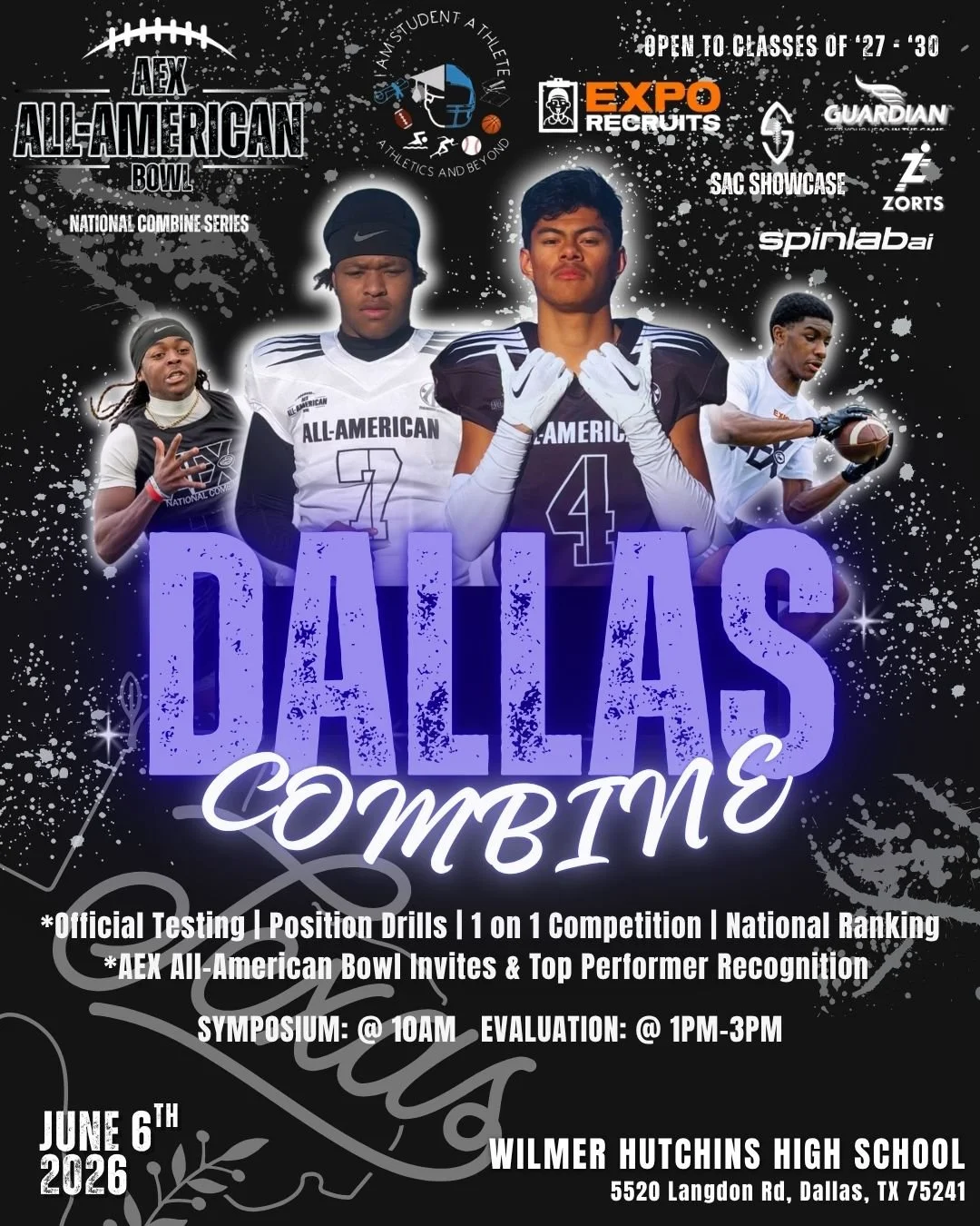 AEX All-American Bowl National Combine - Dallas 6/6/26