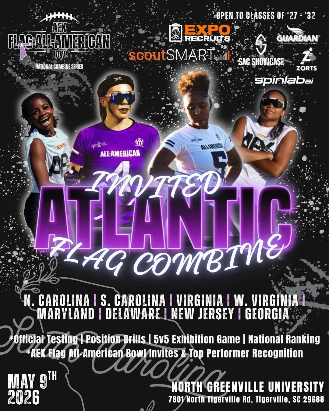AEX Flag National Combine - Atlantic (Greenville, SC) May 9, 2026