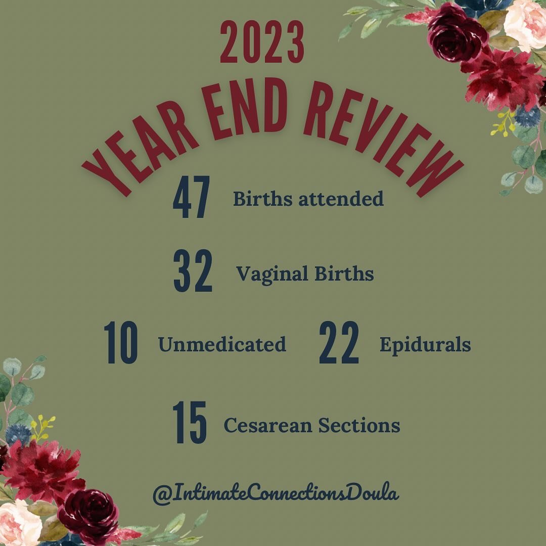 ✨2023 was an incredible year and I&rsquo;m so amazed at all we accomplished together! 
💕I will forever grateful and humbled by this work
👀I can&rsquo;t wait to see what 2024 brings 
.
.
.
.
.
#doula #doulalife #bostondoula #southshoremom #southshor