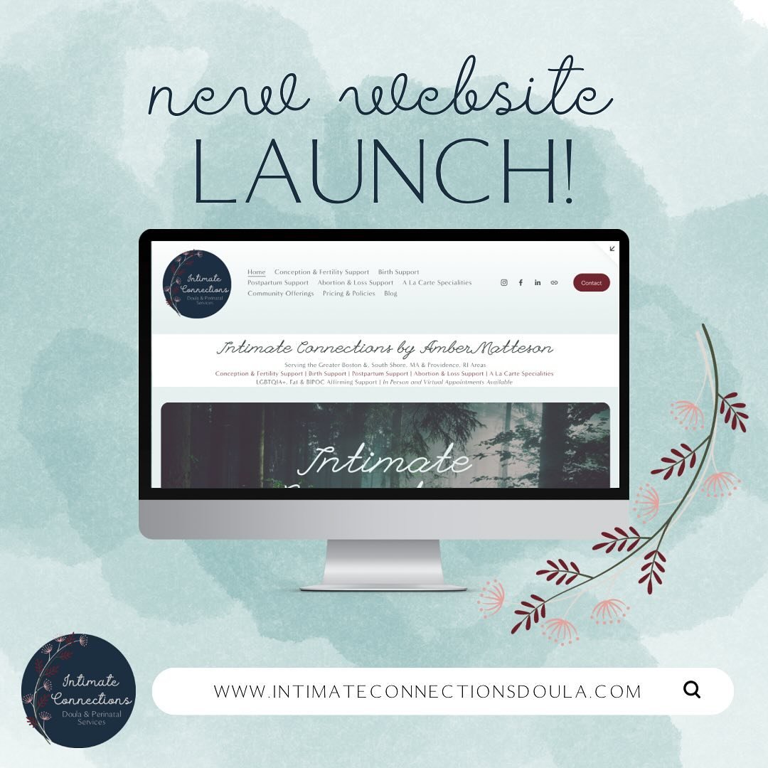 ✨HAPPY NEW WEBSITE DAY✨
🌿I am so so excited to finally launch my new branding, which came with a switch of website host, all new copy, AND this Gorgeous design fleshed out with @joyfulhopevirtualservices 
💕I am so grateful to @joyfulhopevirtualserv