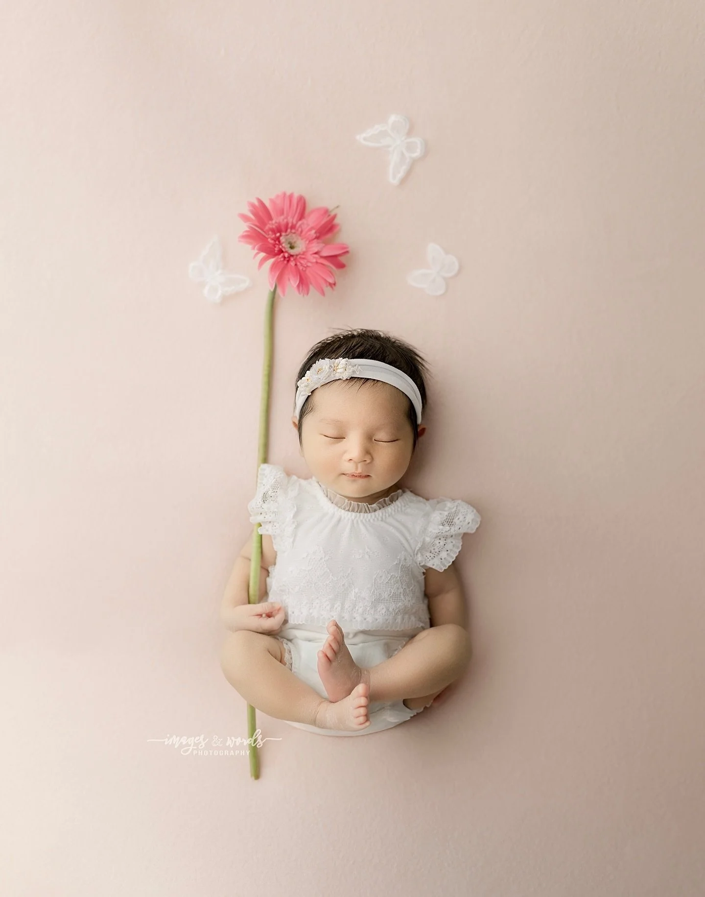 This little sweetheart stayed peaceful while clinging to the flower her dad brought 🌸

Lily Kay | 11 days new