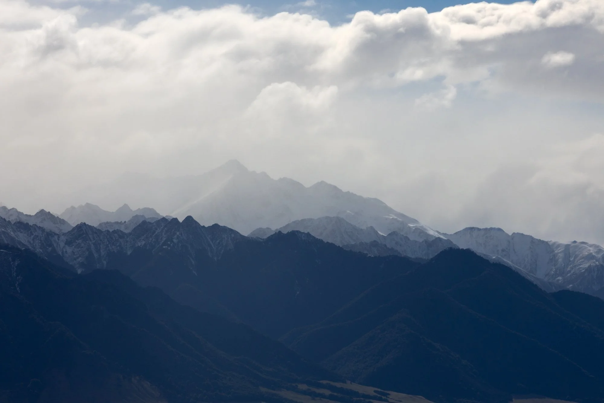 Misty mountains