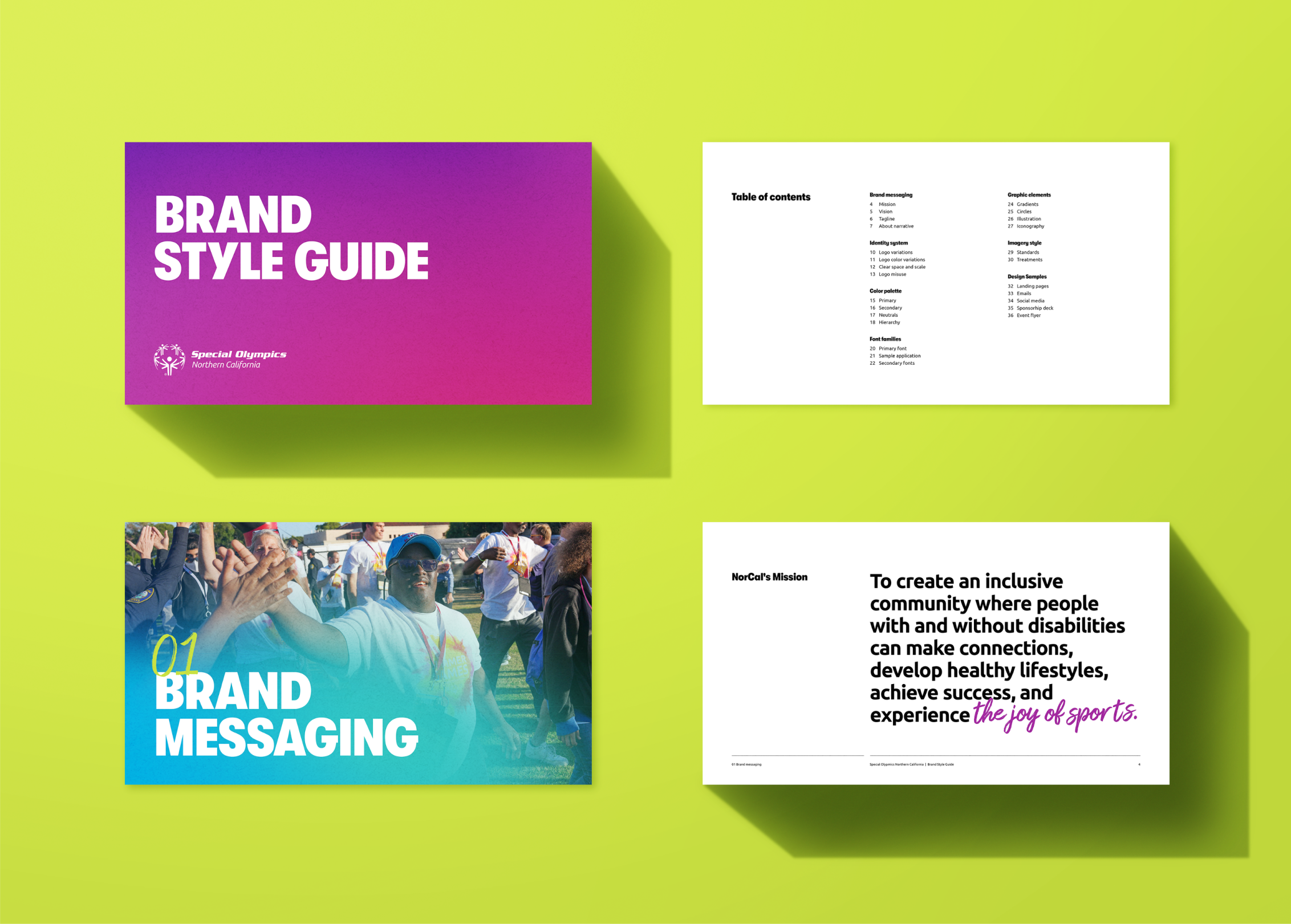 Vibrant rebrand for an inclusive nonprofit