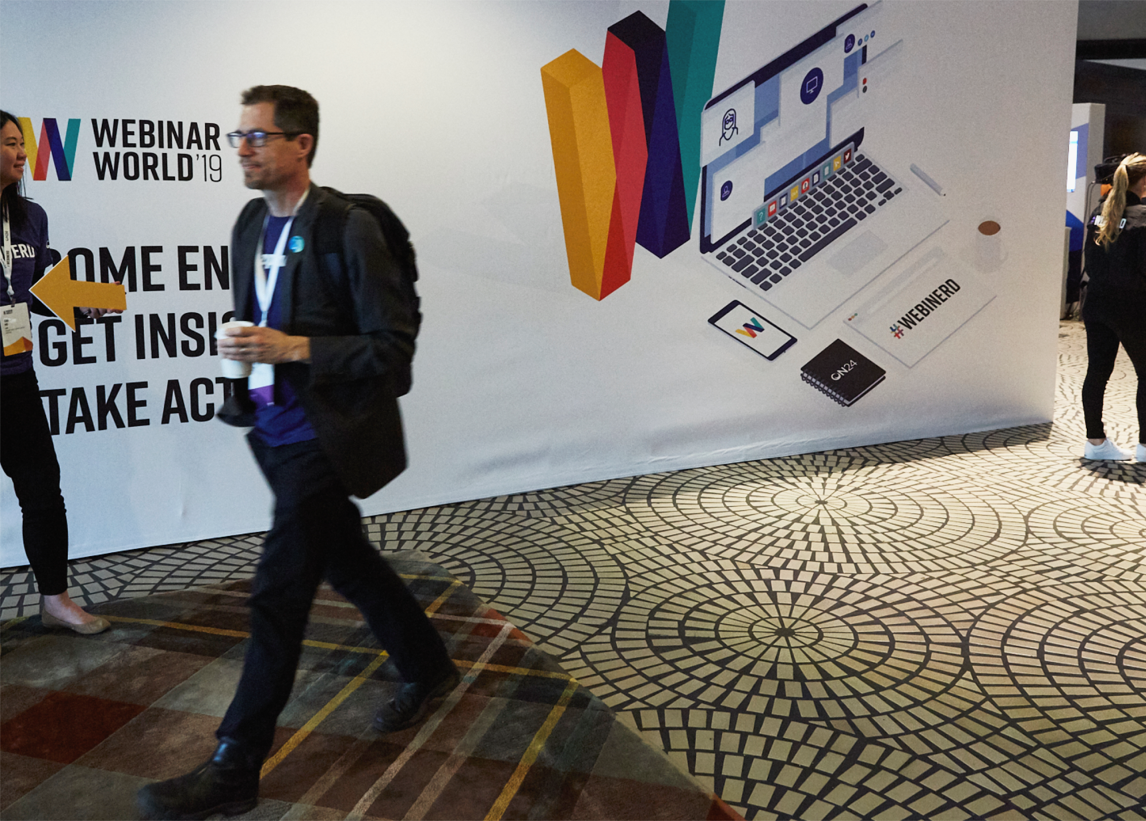 Interactive event branding for a more human way to engage