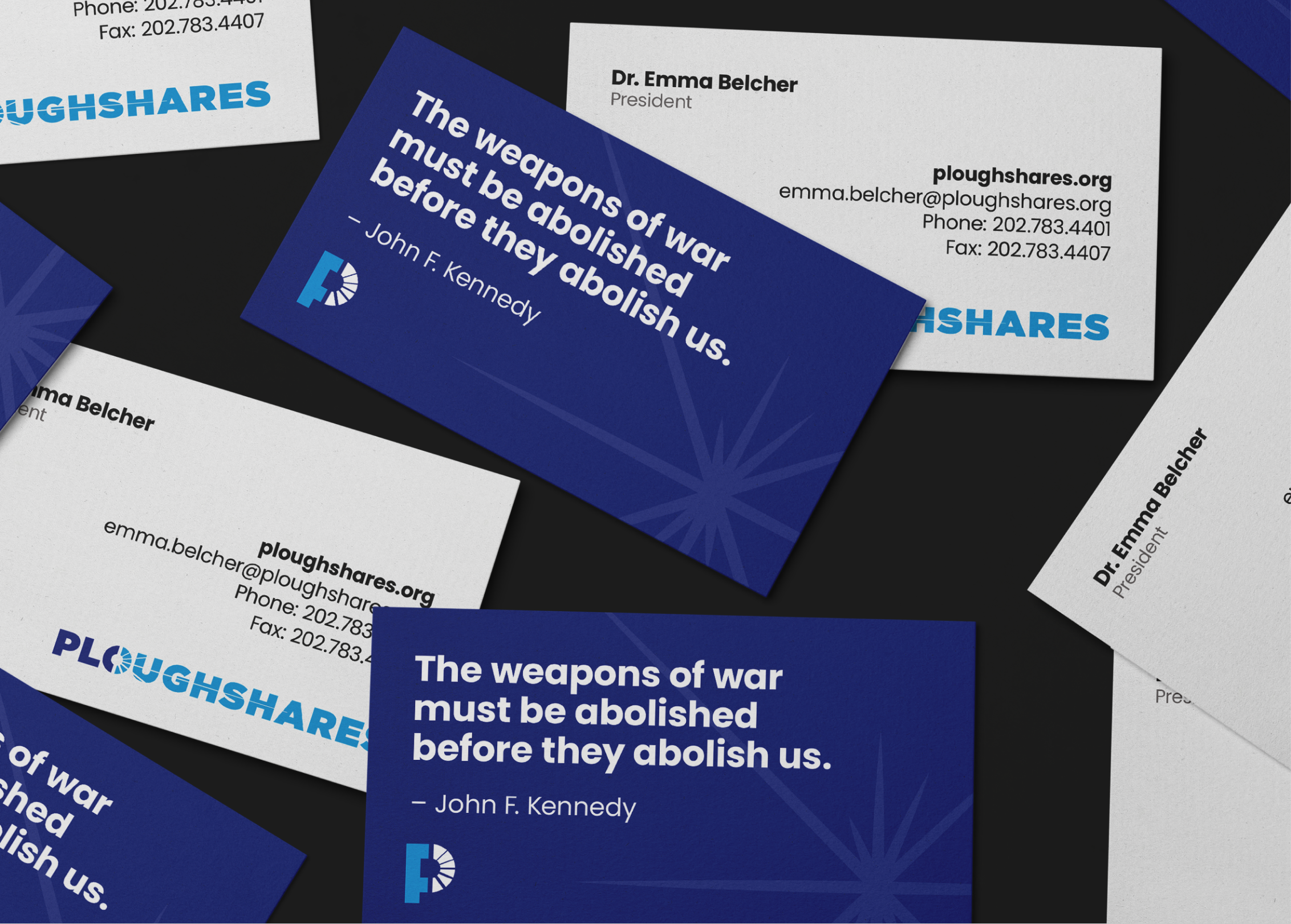 Compelling rebrand for positioning a leader in nuclear disarmament