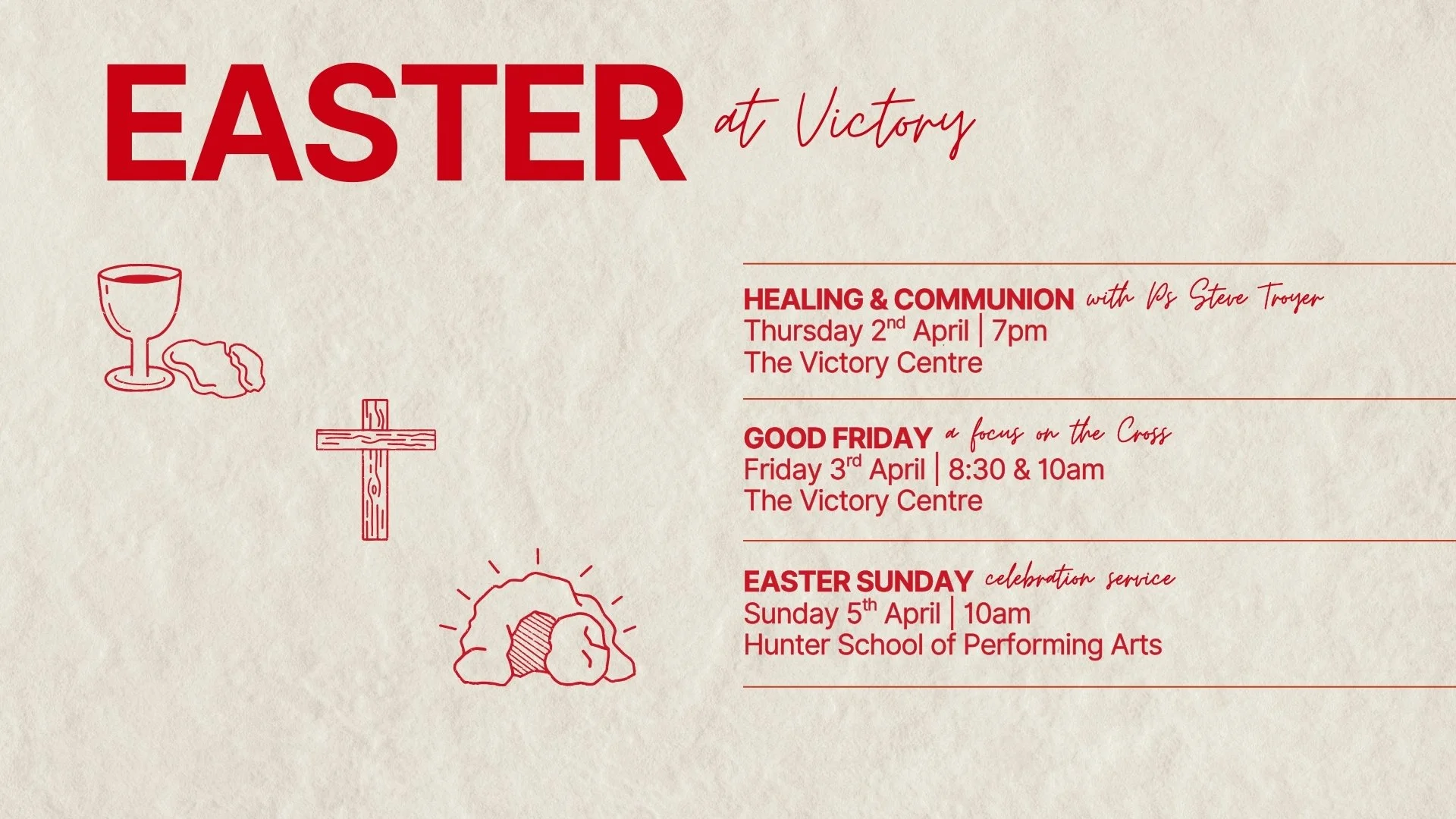 Easter at Victory