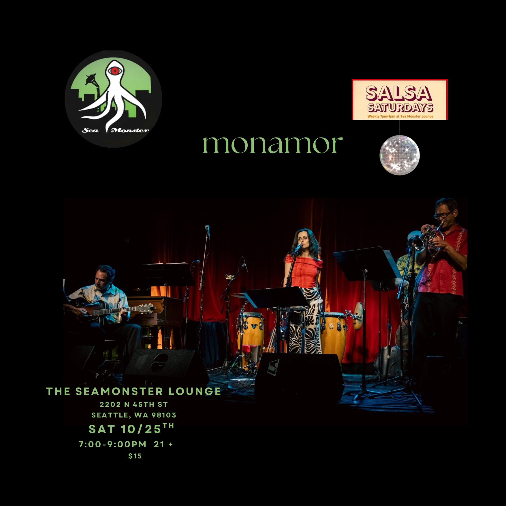 Monamor at the Seamonster