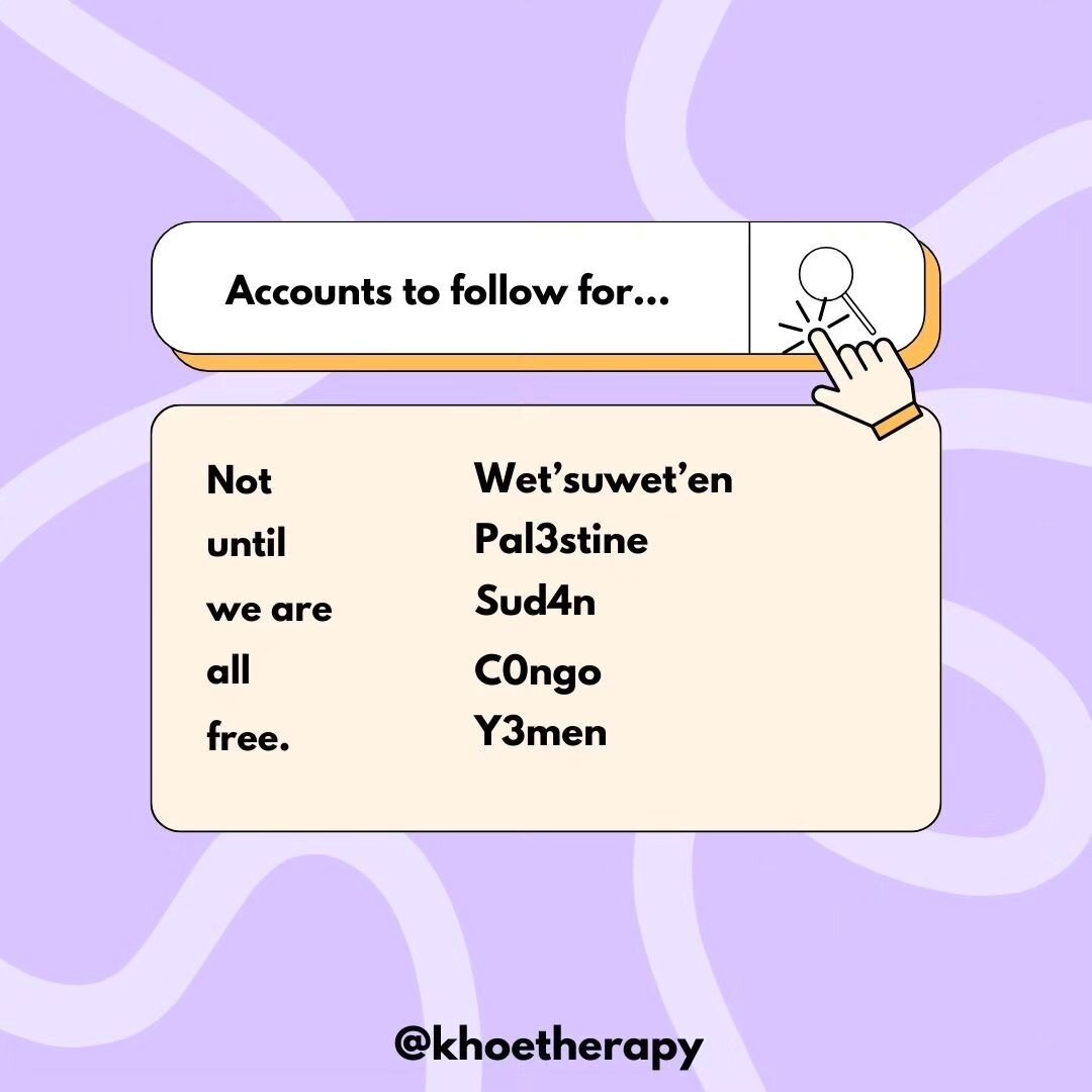 Please add any other accounts related to the above movements or to movements that have escaped my algorithm.
.
Upon reflection and many conversations with wider community, I want to encourage folks to look at their own resources, close(r) ties to dif