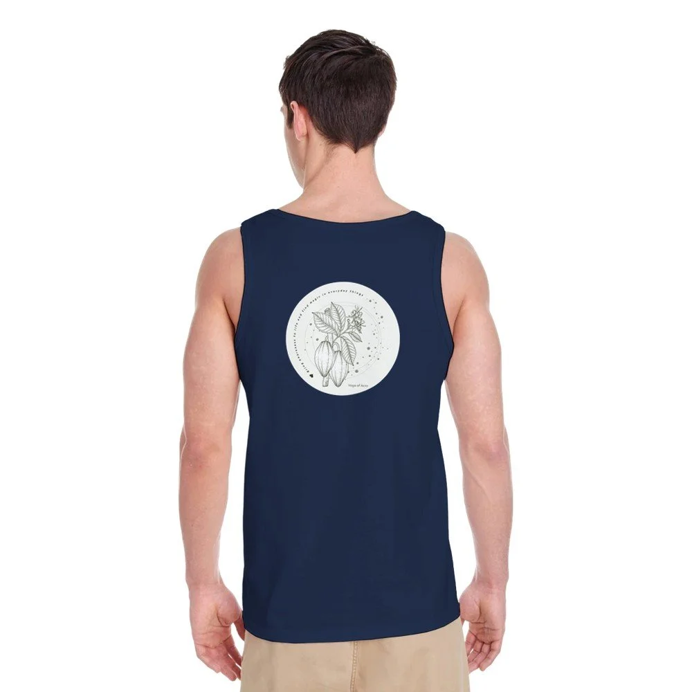 Cotton Tank Men Magic Cacao or Magic Breath