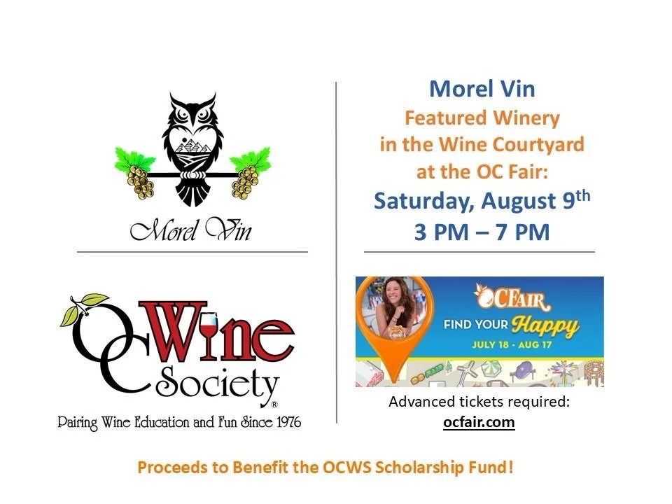 Saturday, Saturday, Saturday!  Come see us at the OC fair 3-7pm!  ALL the medal winners wine will be available. 
#ocfair